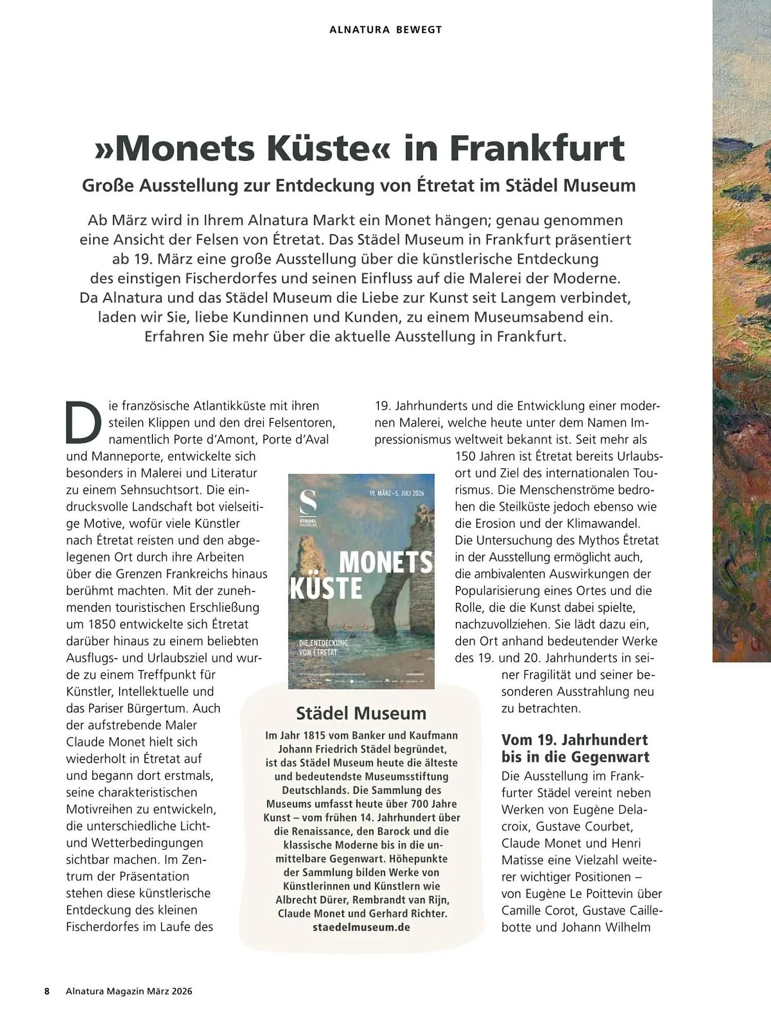 Alnatura Magazin von 4. März bis 1. April 2026 - Prospekt seite 8
