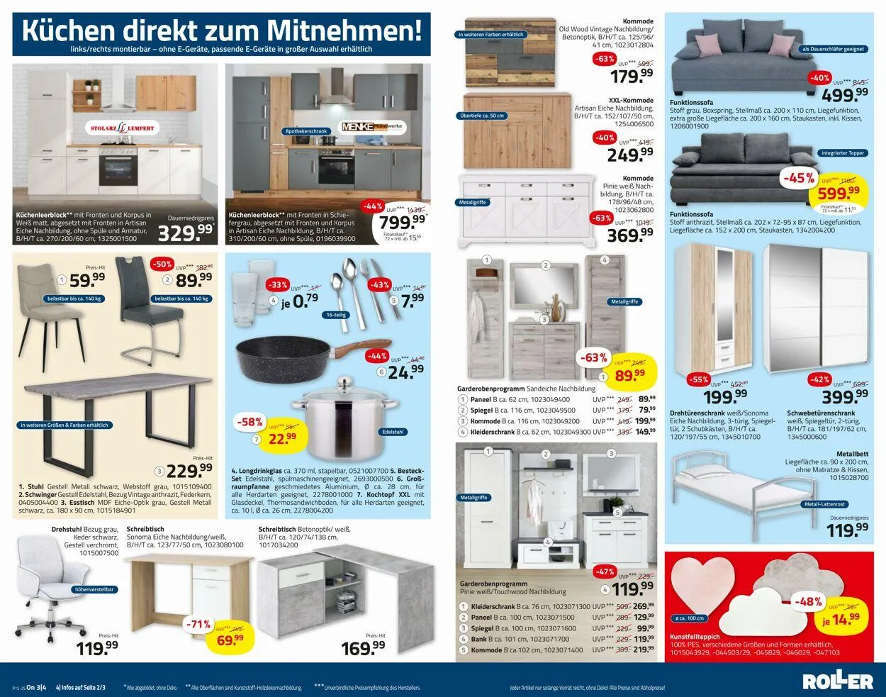 Roller Aktueller Prospekt von 6. April bis 19. April 2025 - Prospekt seite 8