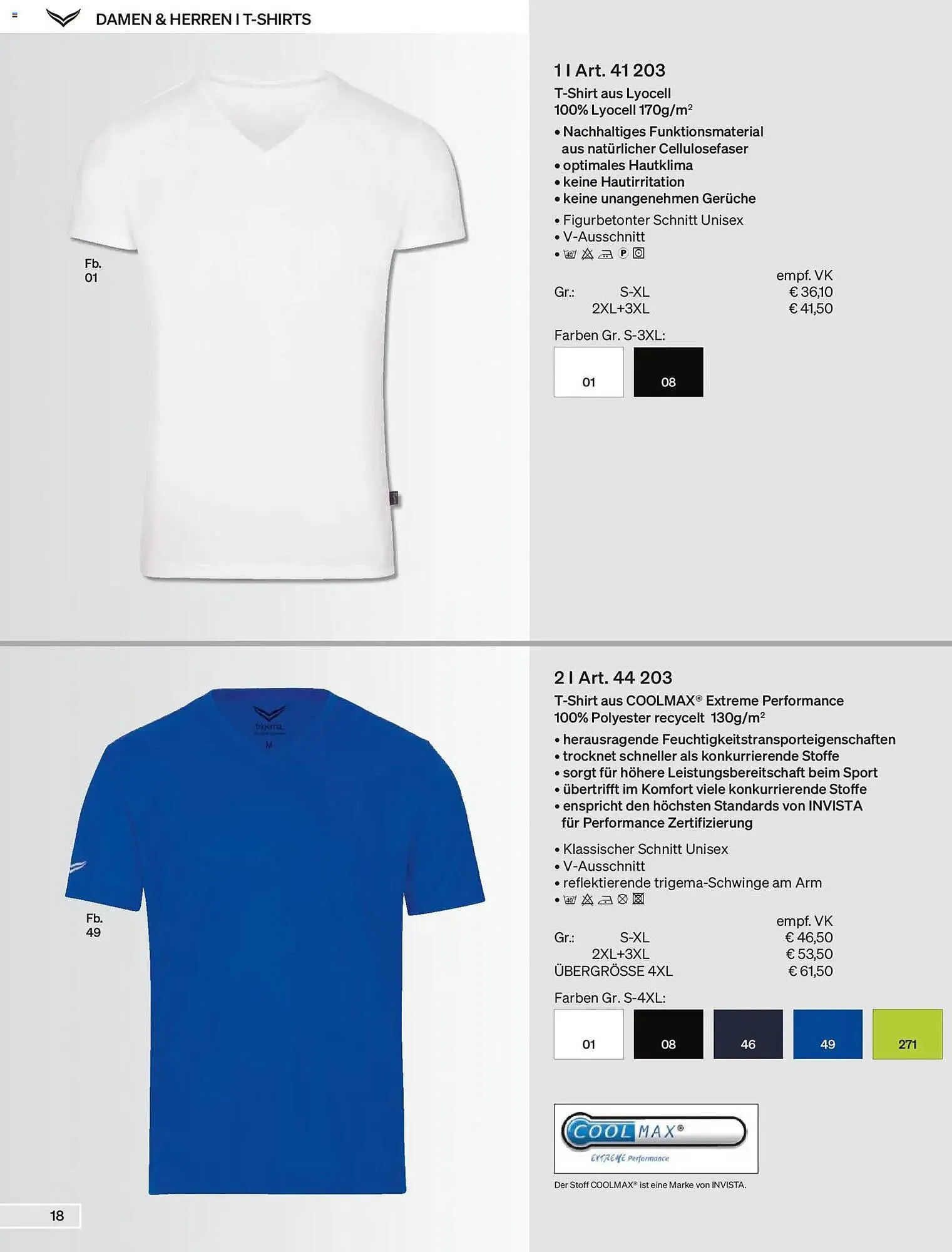 Trigema Prospekt von 1. Februar bis 31. August 2026 - Prospekt seite 18