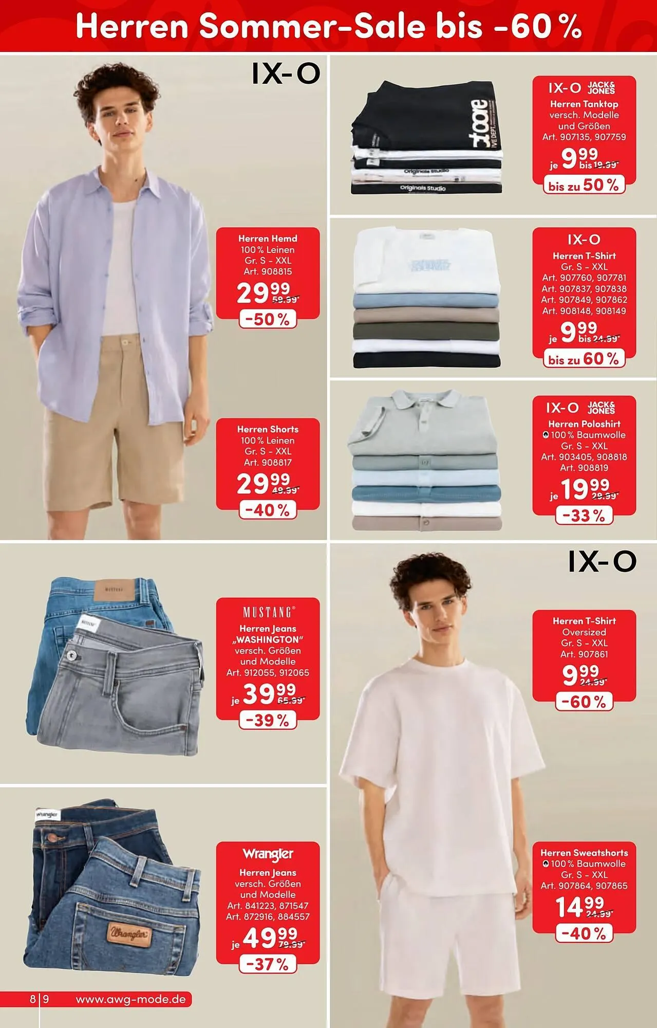 AWG Mode Prospekt von 19. Juli bis 3. August 2025 - Prospekt seite 8