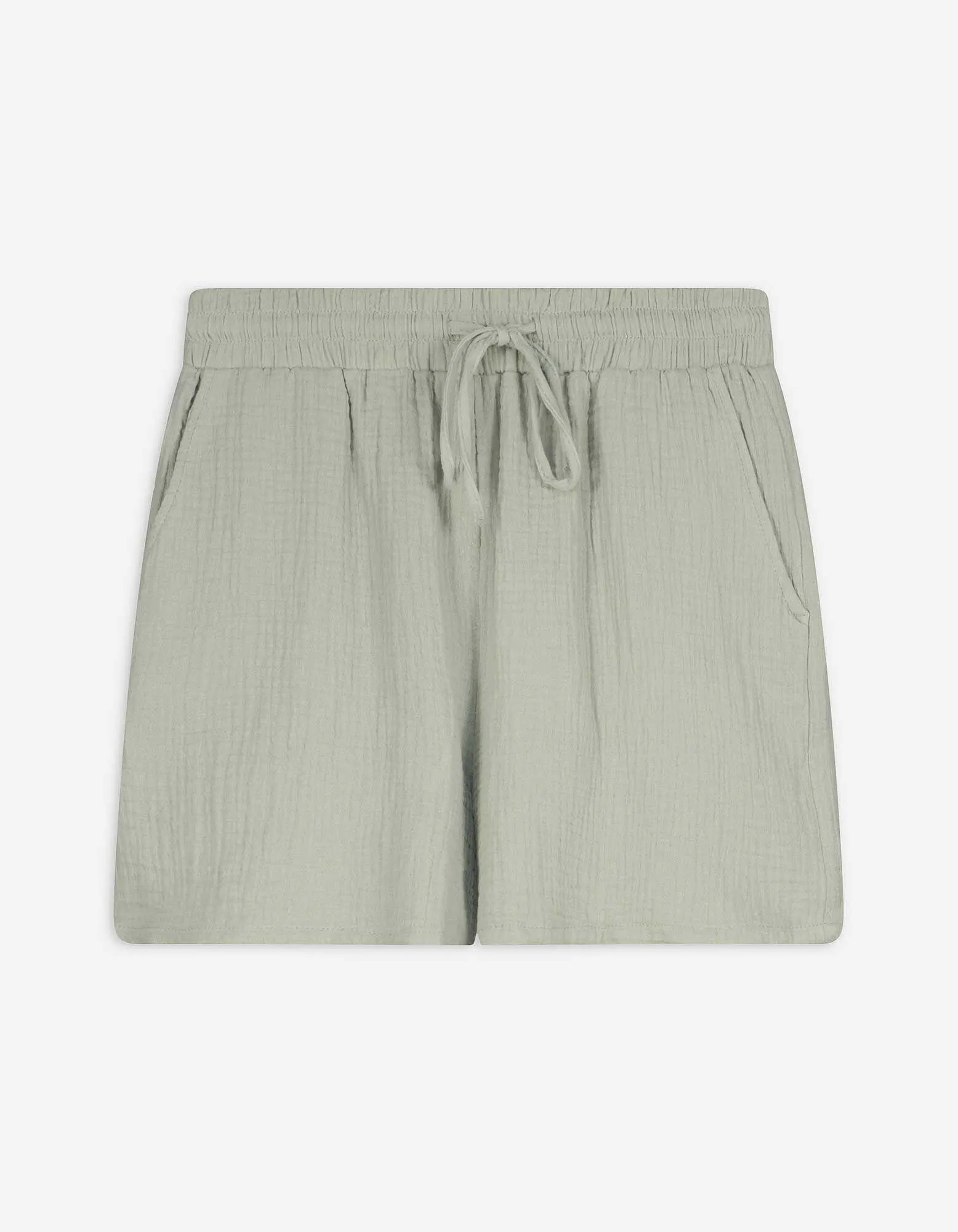 Shorts - Musselin - hellgrün