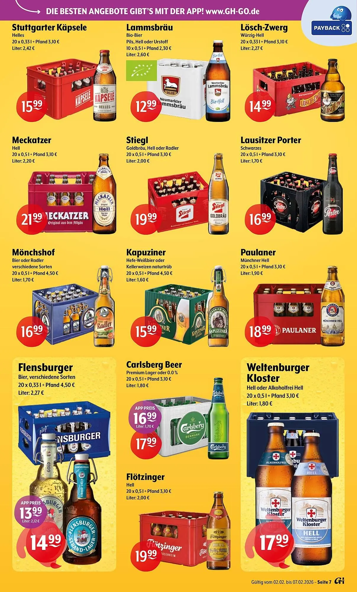 Getränke Hoffmann Prospekt von 2. Februar bis 7. Februar 2026 - Prospekt seite 7