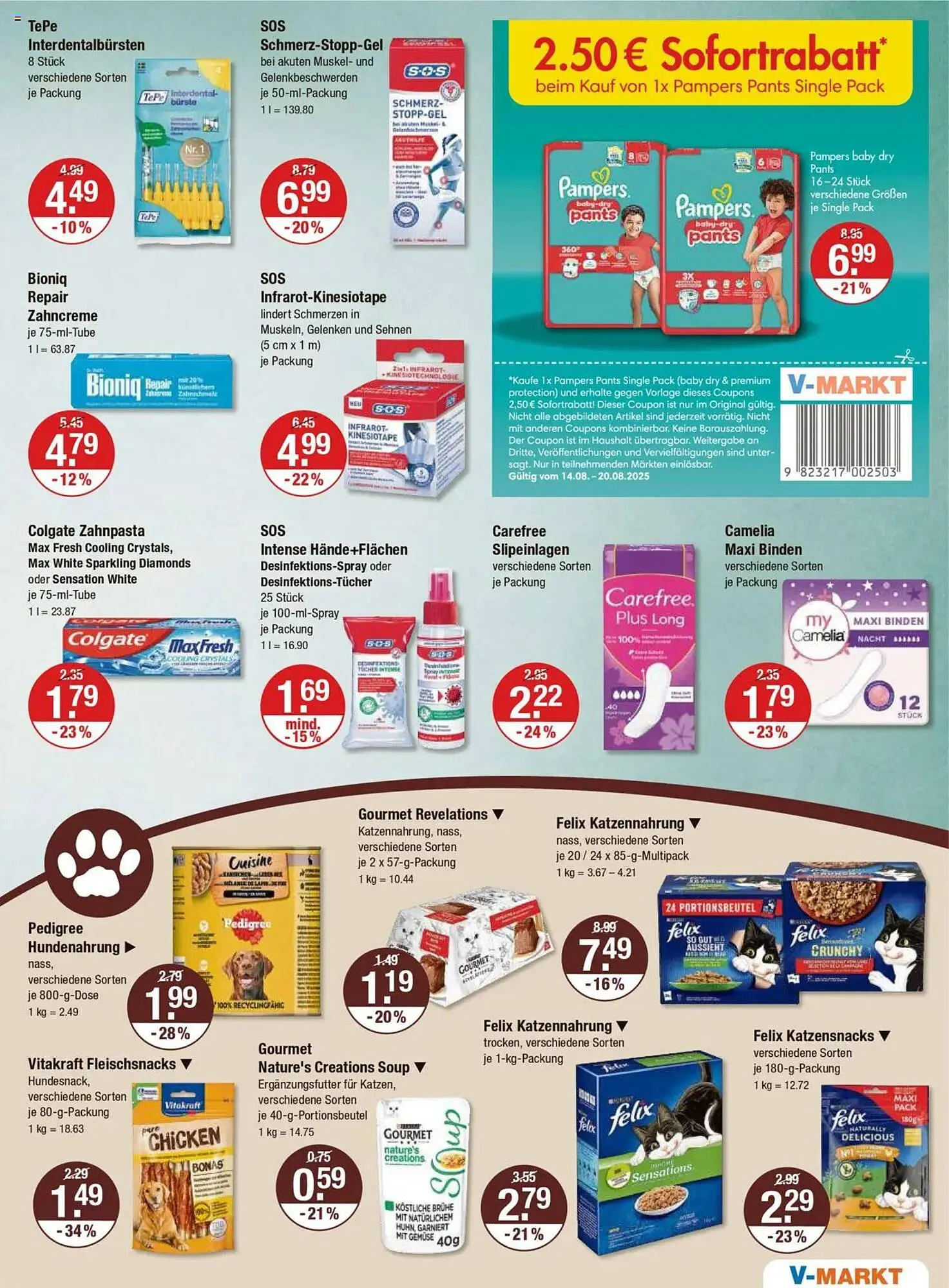 V Markt Prospekt von 14. August bis 20. August 2025 - Prospekt seite 15