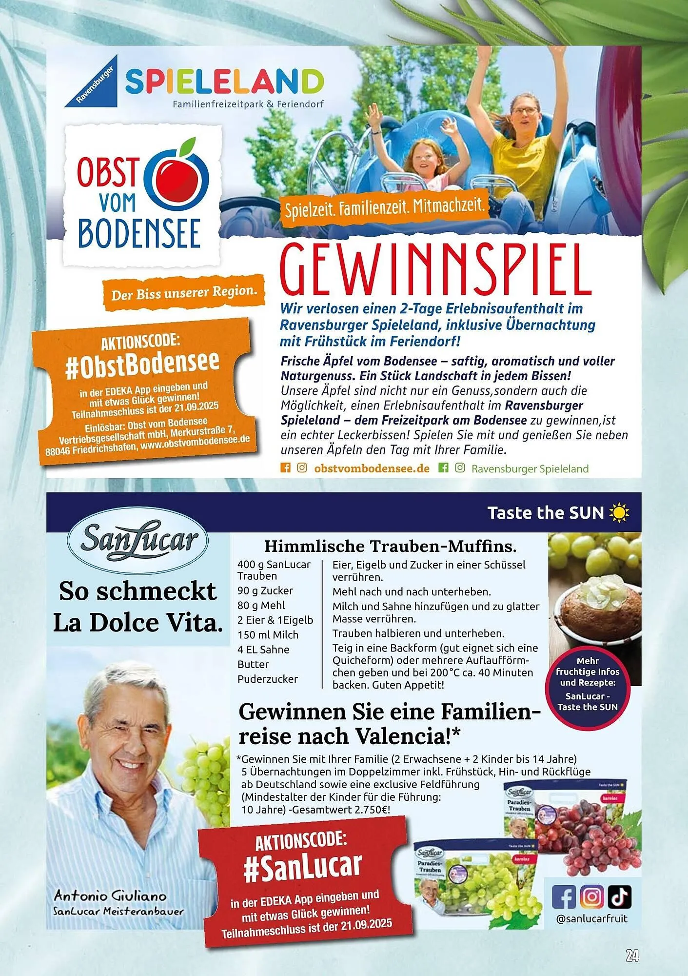 Edeka Prospekt von 23. Juni bis 30. September 2025 - Prospekt seite 24