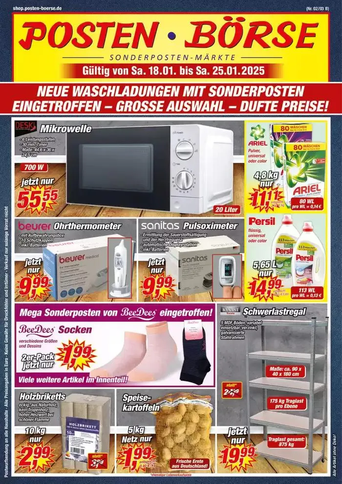 Posten Börse flugblatt - 1