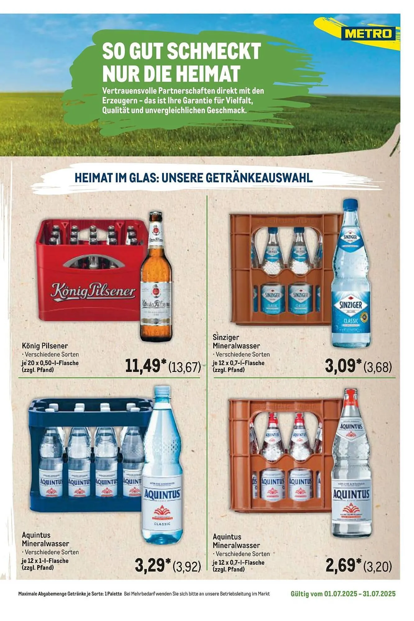 METRO Prospekt von 1. Juli bis 31. Juli 2025 - Prospekt seite 23