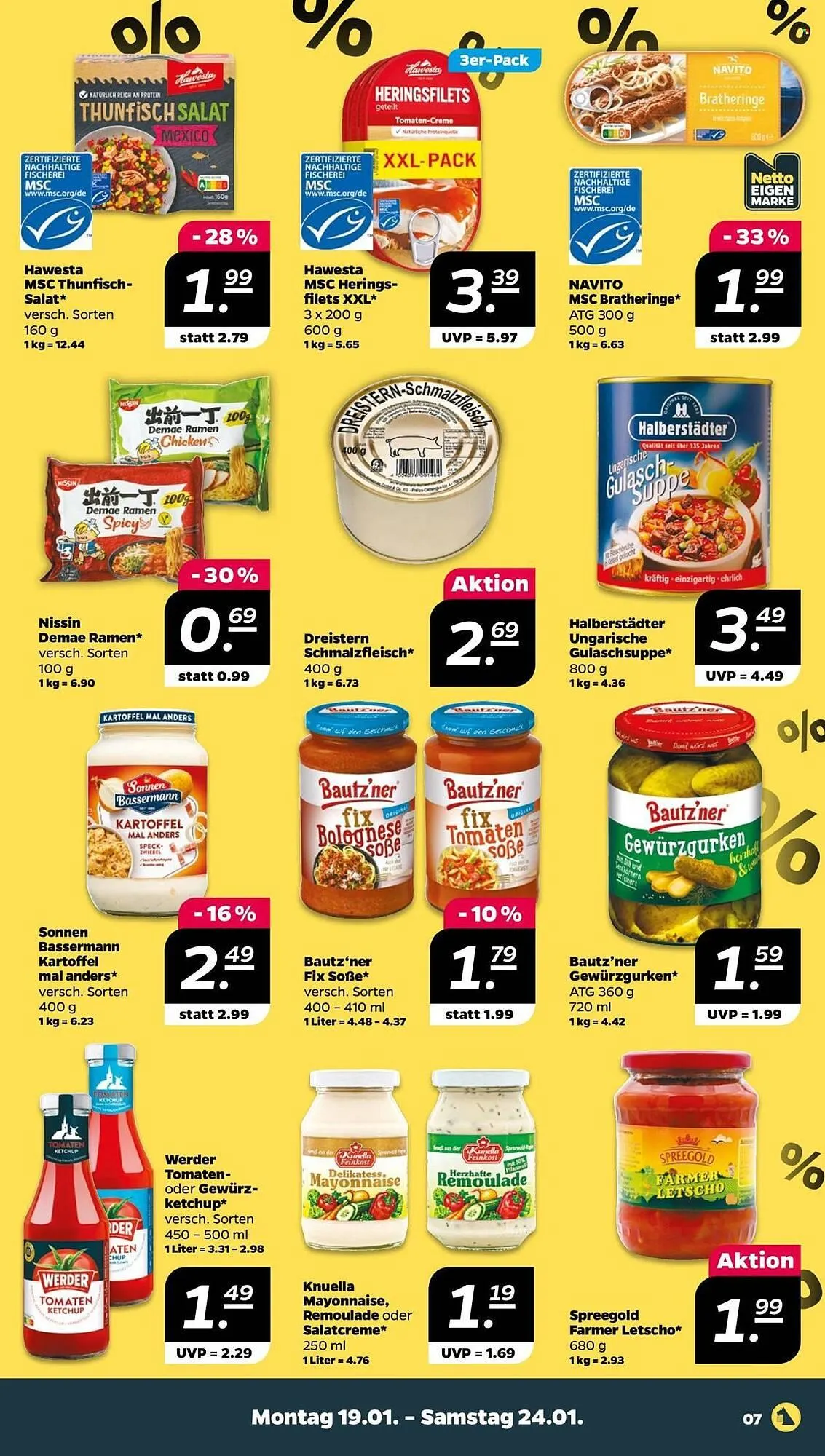 NETTO Prospekt von 19. Januar bis 24. Januar 2026 - Prospekt seite 7