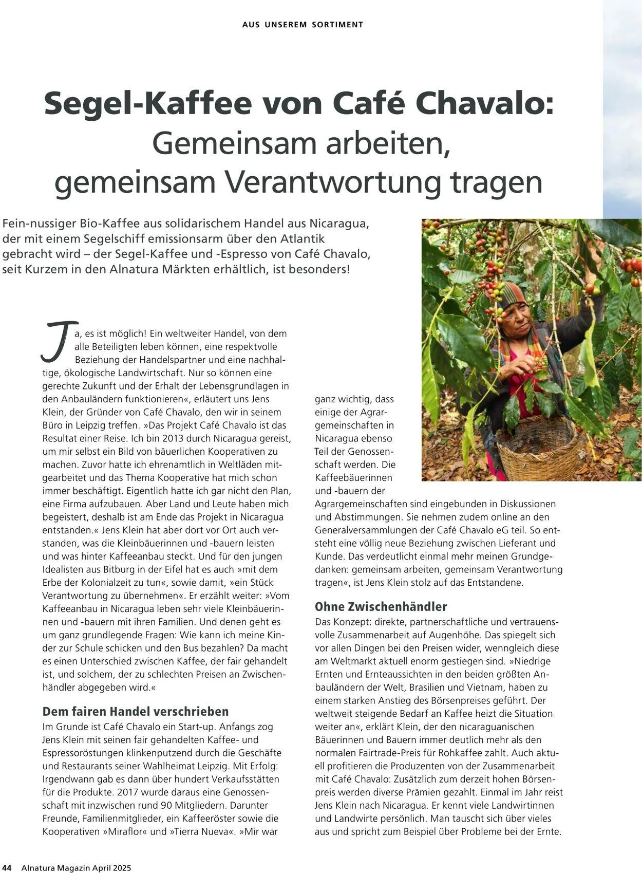 Alnatura von 1. April bis 30. April 2025 - Prospekt seite 44