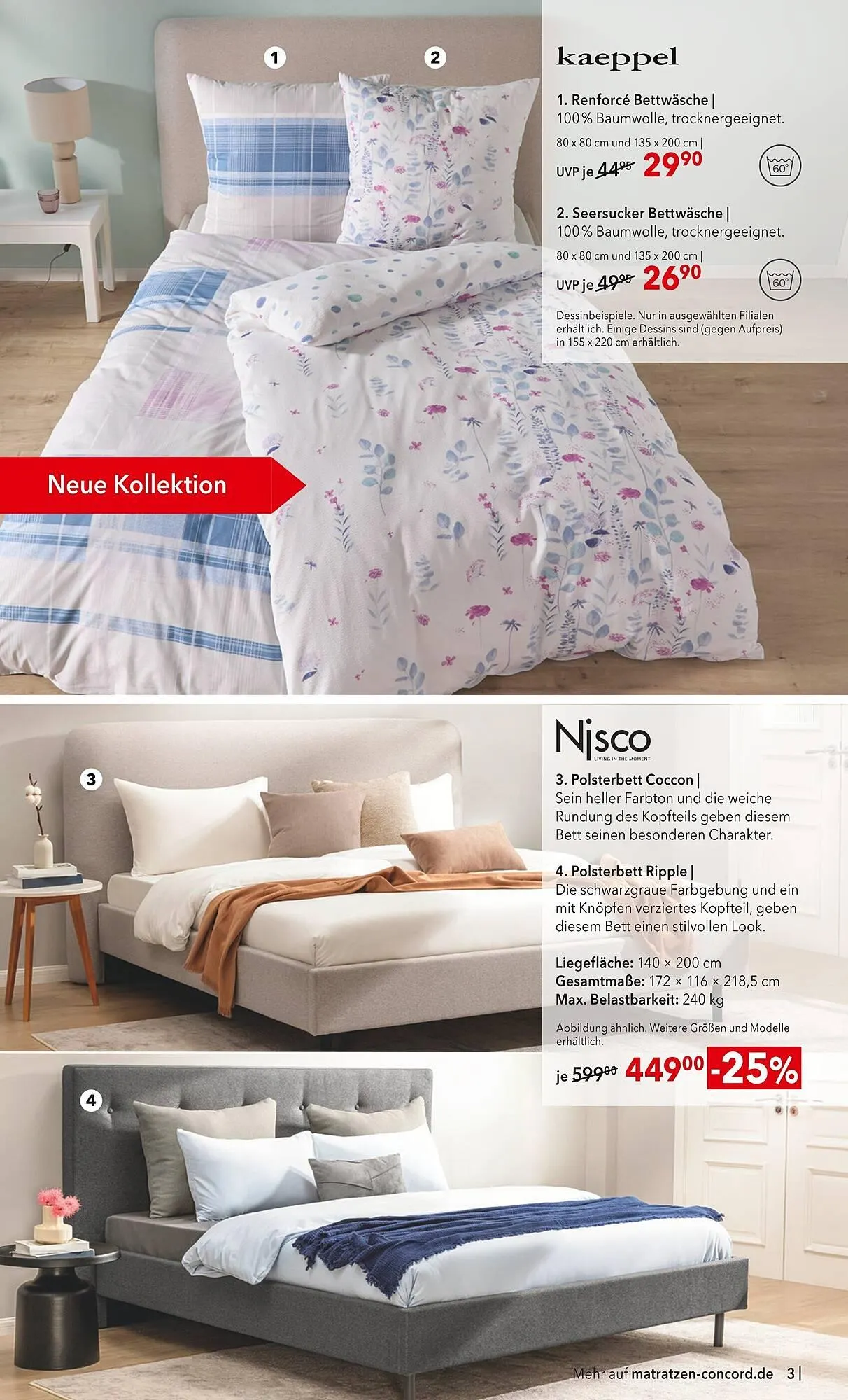 Matratzen Concord Prospekt von 26. März bis 29. April 2025 - Prospekt seite 3