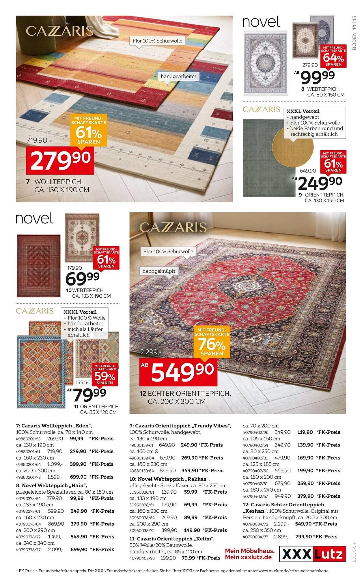 XXXLutz Prospekt von 21. Juli bis 3. August 2025 - Prospekt seite 15