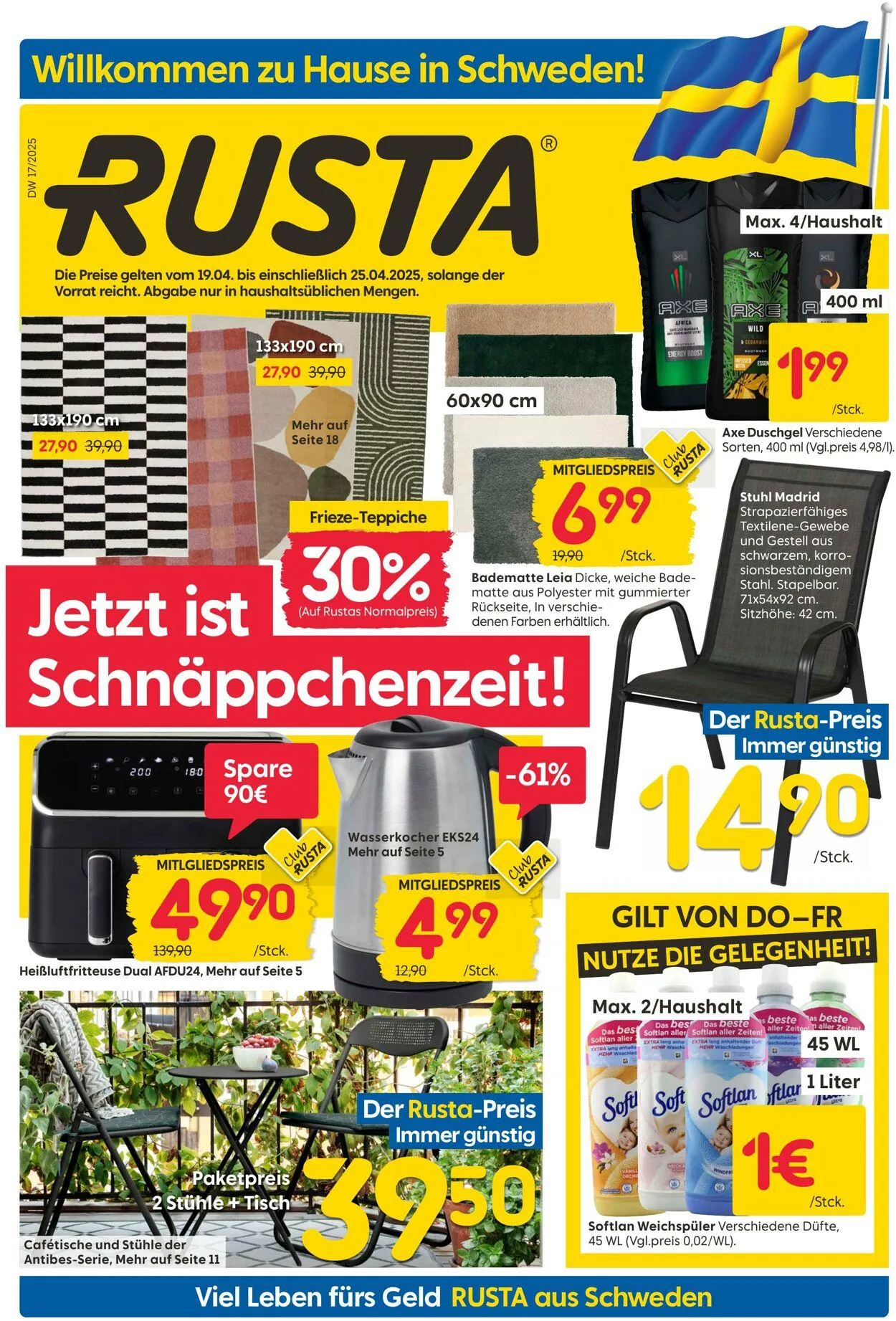 Rusta Aktueller Prospekt von 24. April bis 8. Mai 2025 - Prospekt seite 1