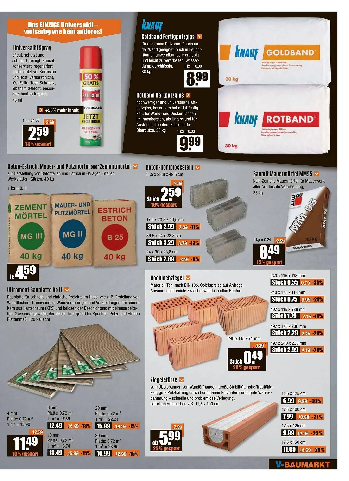 V Baumarkt Prospekt von 4. Dezember bis 10. Dezember 2025 - Prospekt seite 7