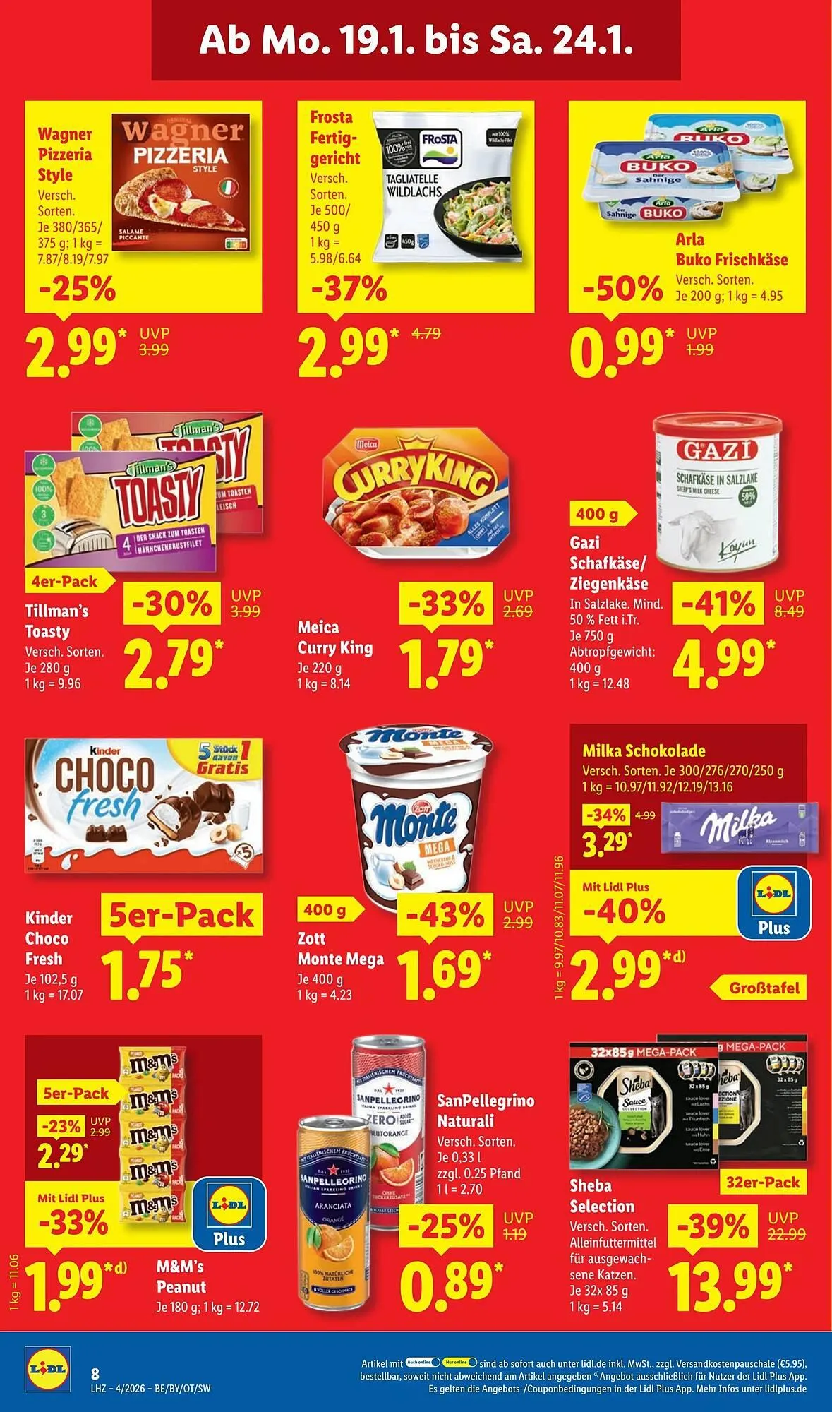 Lidl Prospekt von 19. Januar bis 25. Januar 2026 - Prospekt seite 14