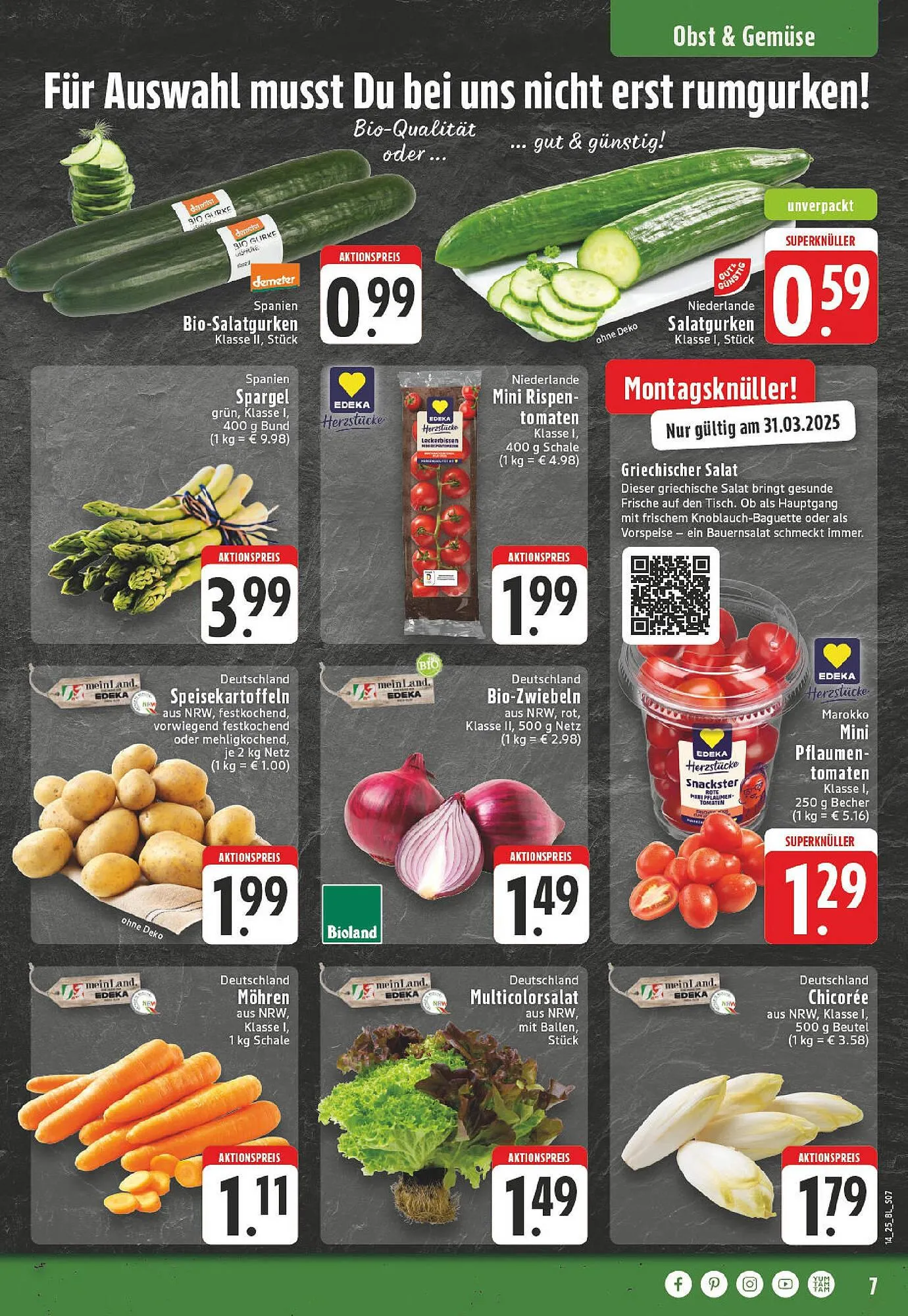 Edeka Prospekt von 30. März bis 5. April 2025 - Prospekt seite 7