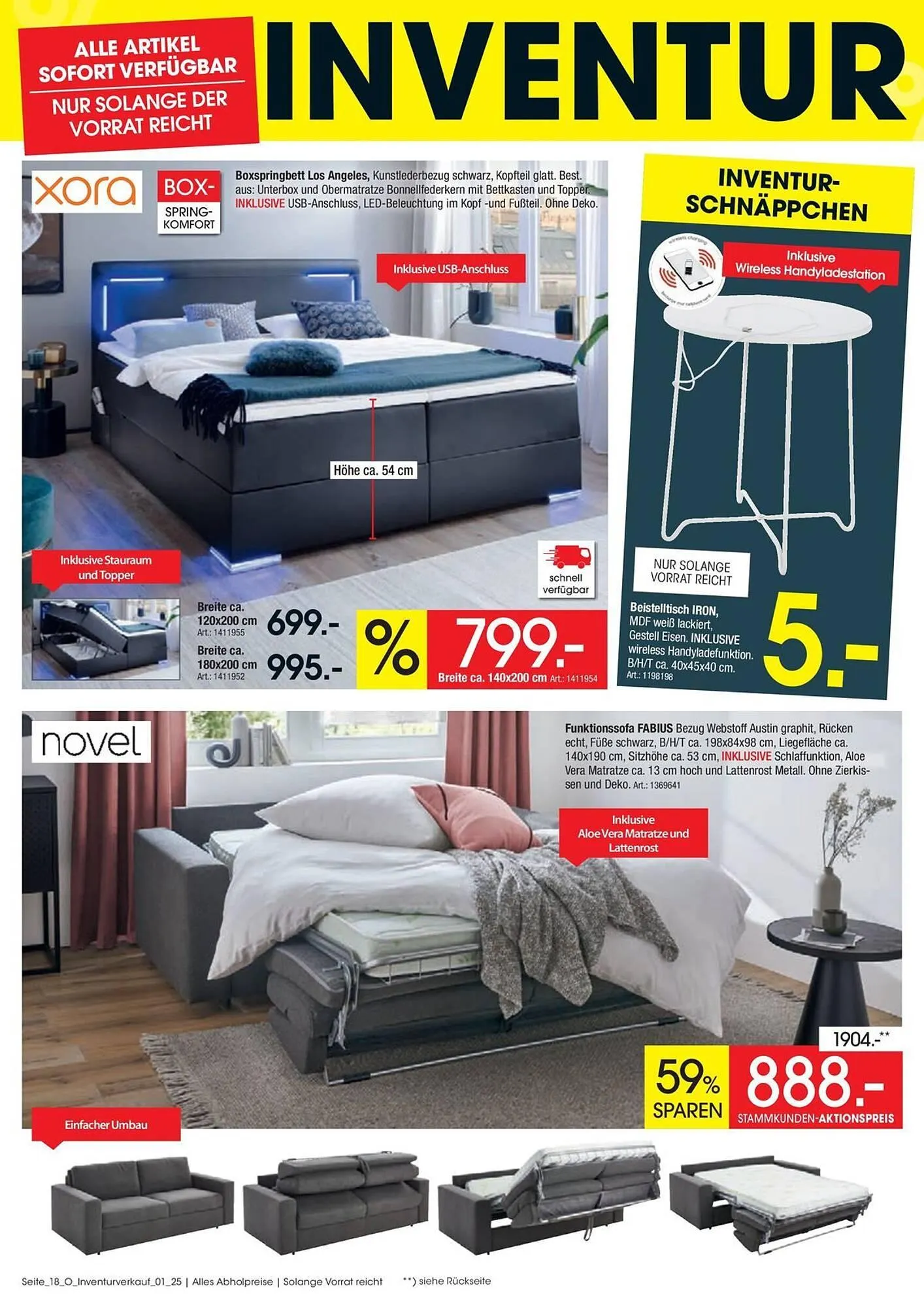 Zurbrüggen Prospekt von 31. Mai bis 6. Juni 2025 - Prospekt seite 18