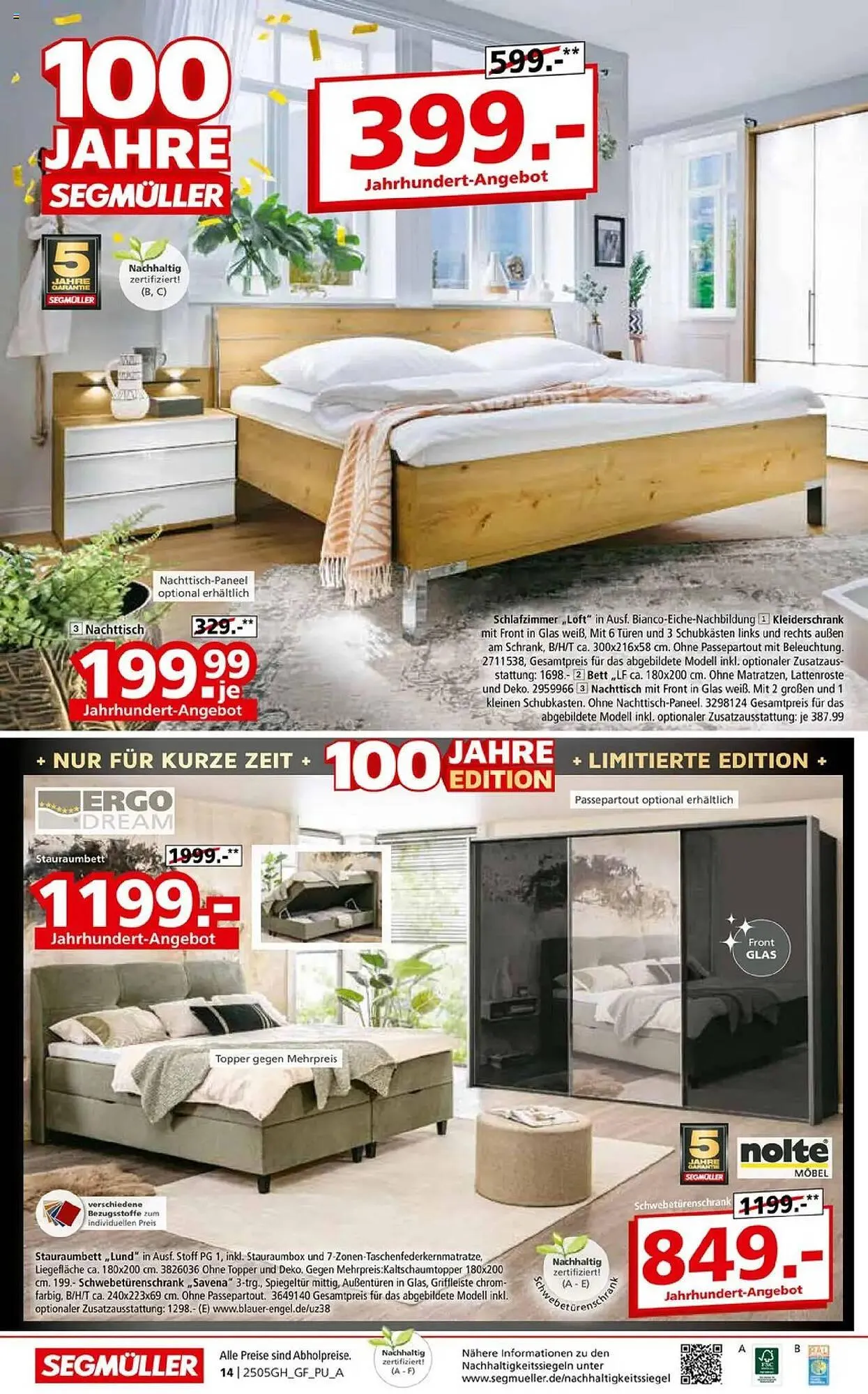 Segmüller Prospekt von 19. April bis 26. April 2025 - Prospekt seite 22