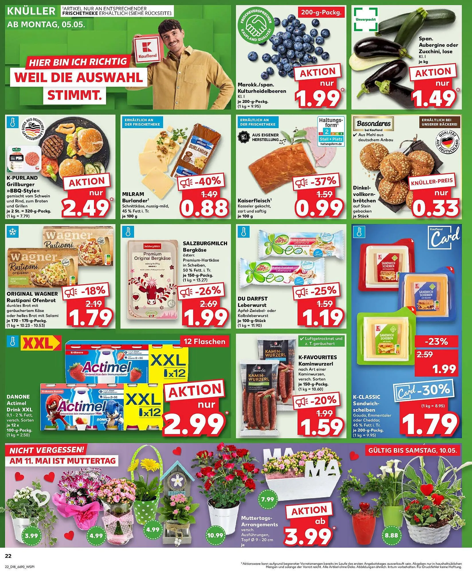 Kaufland Prospekt von 4. Mai bis 7. Mai 2025 - Prospekt seite 1