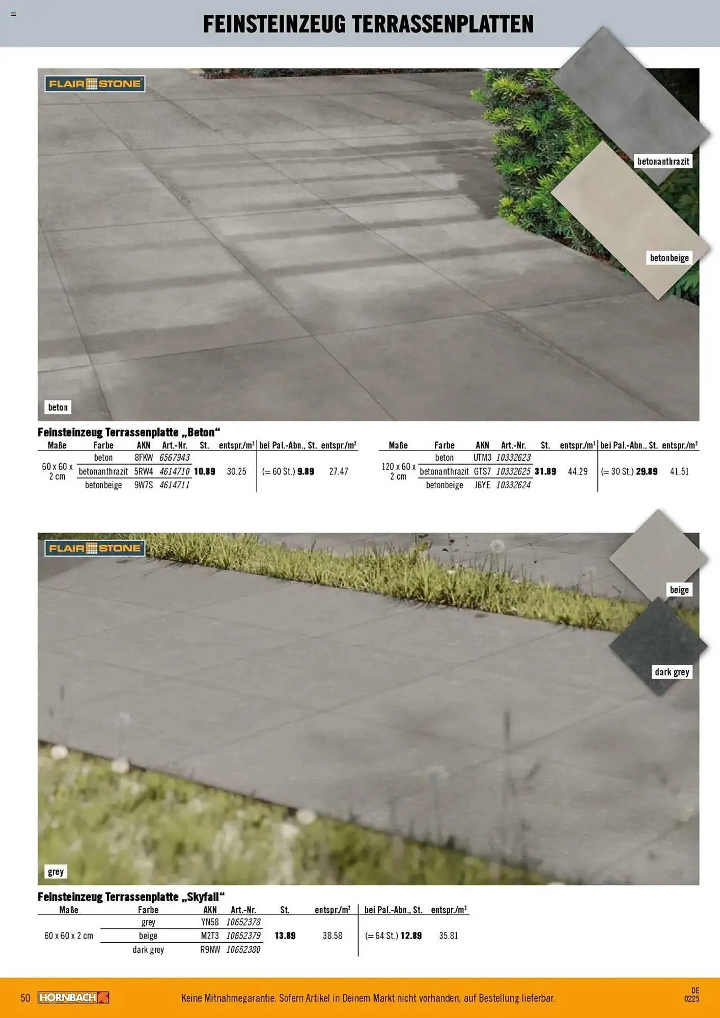 Hornbach Prospekt von 28. Februar bis 29. März 2025 - Prospekt seite 50