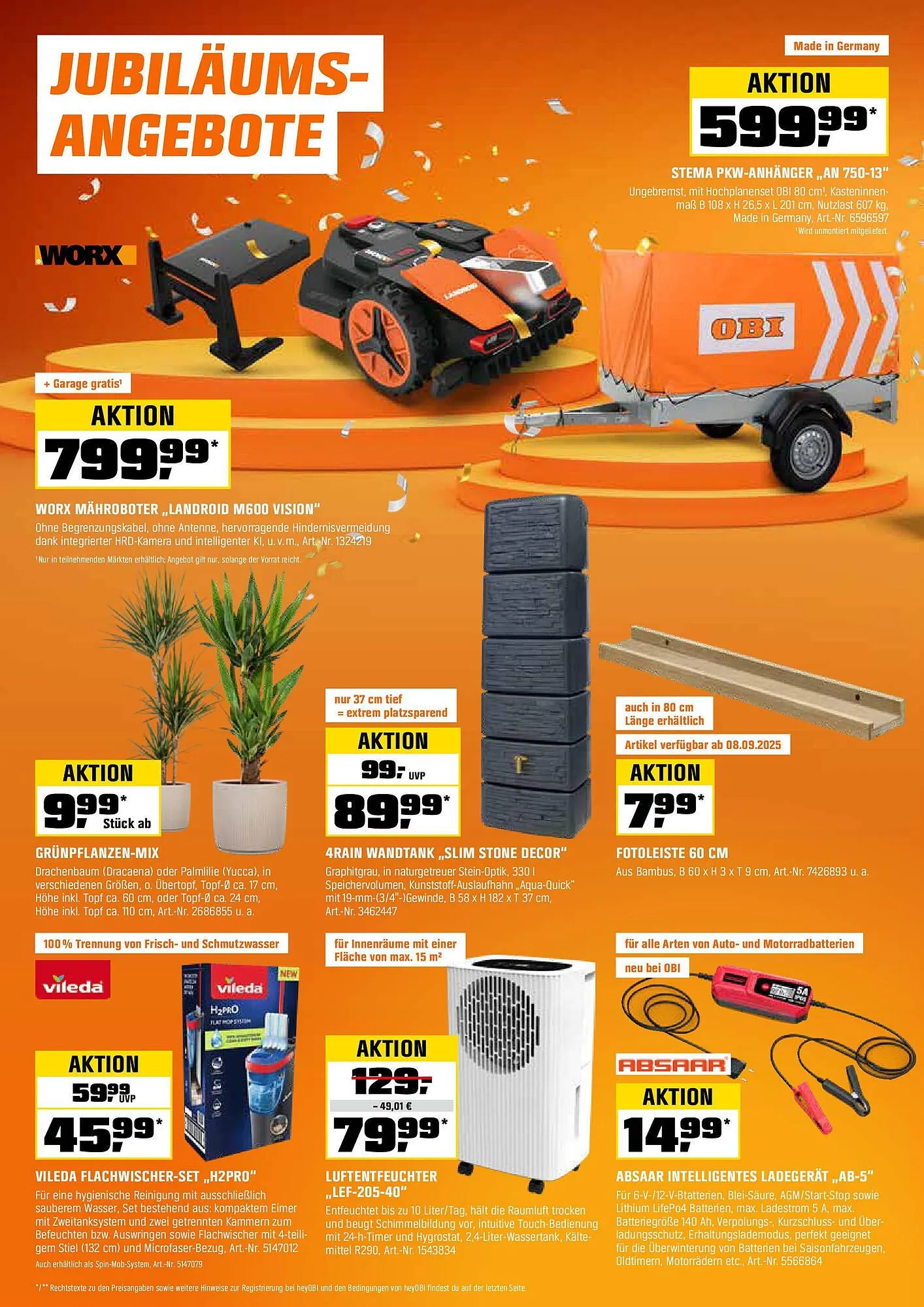 OBI Prospekt von 31. August bis 14. September 2025 - Prospekt seite 4