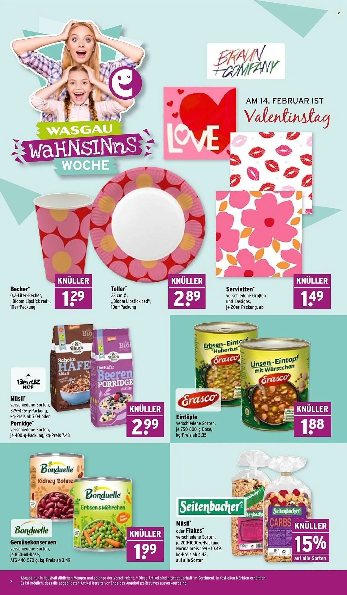 Wasgau Prospekt von 2. Februar bis 7. Februar 2026 - Prospekt seite 2