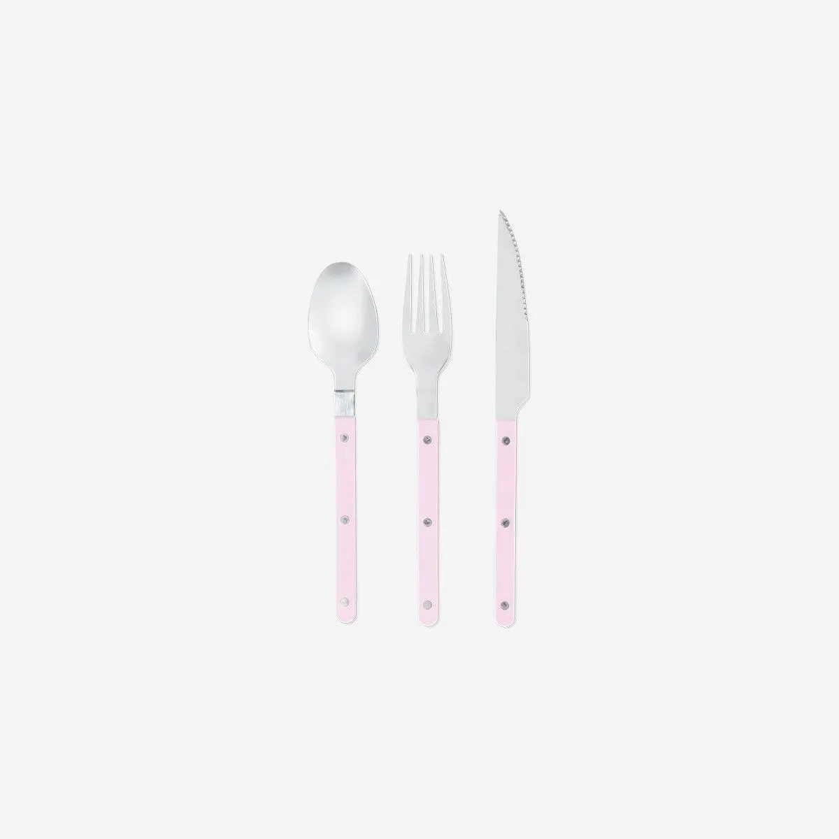 Pink cutlery set - 3 pcs