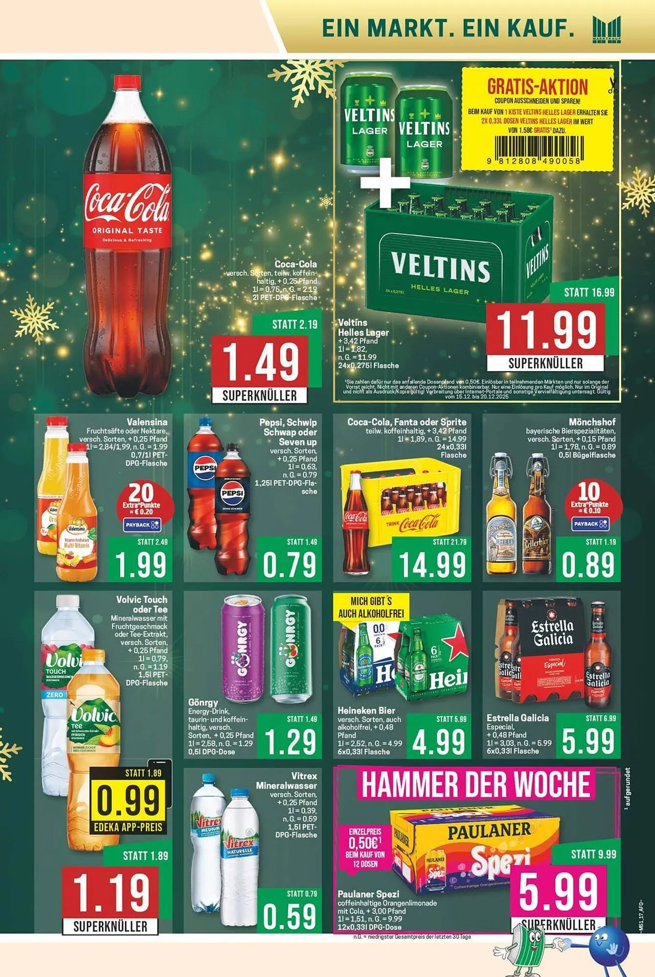 Marktkauf Prospekt von 15. Dezember bis 20. Dezember 2025 - Prospekt seite 17