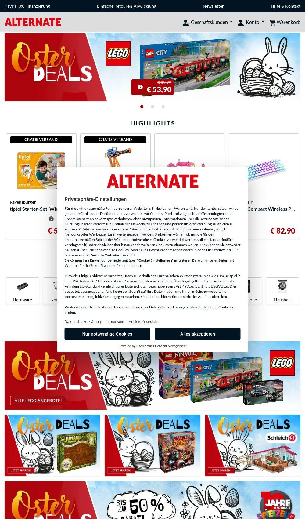 Alternate von 31. März bis 9. April 2025 - Prospekt seite 2