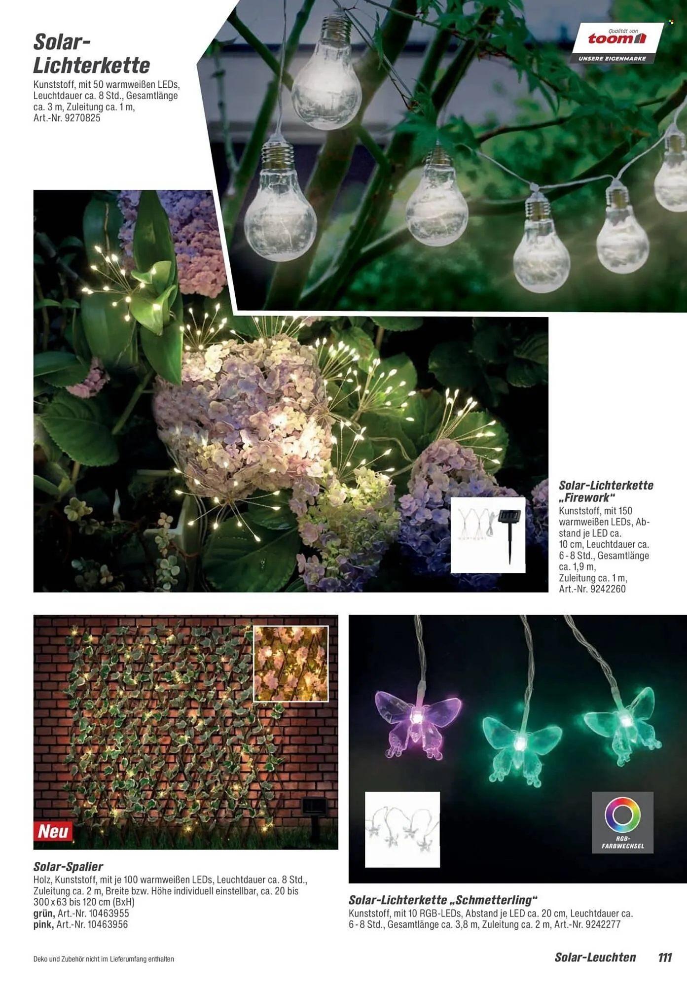 Toom Baumarkt Prospekt von 14. Februar bis 30. April 2026 - Prospekt seite 111