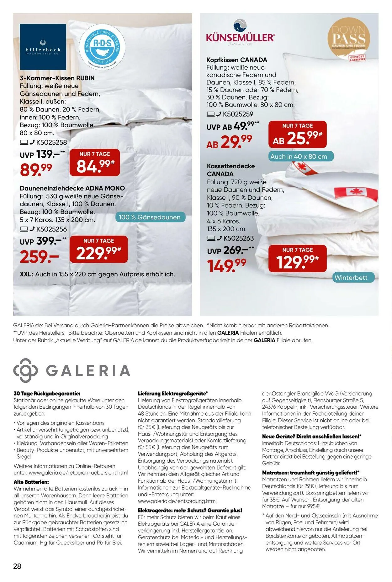 GALERIA Kaufhof Aktueller Prospekt von 19. März bis 25. März 2025 - Prospekt seite 28