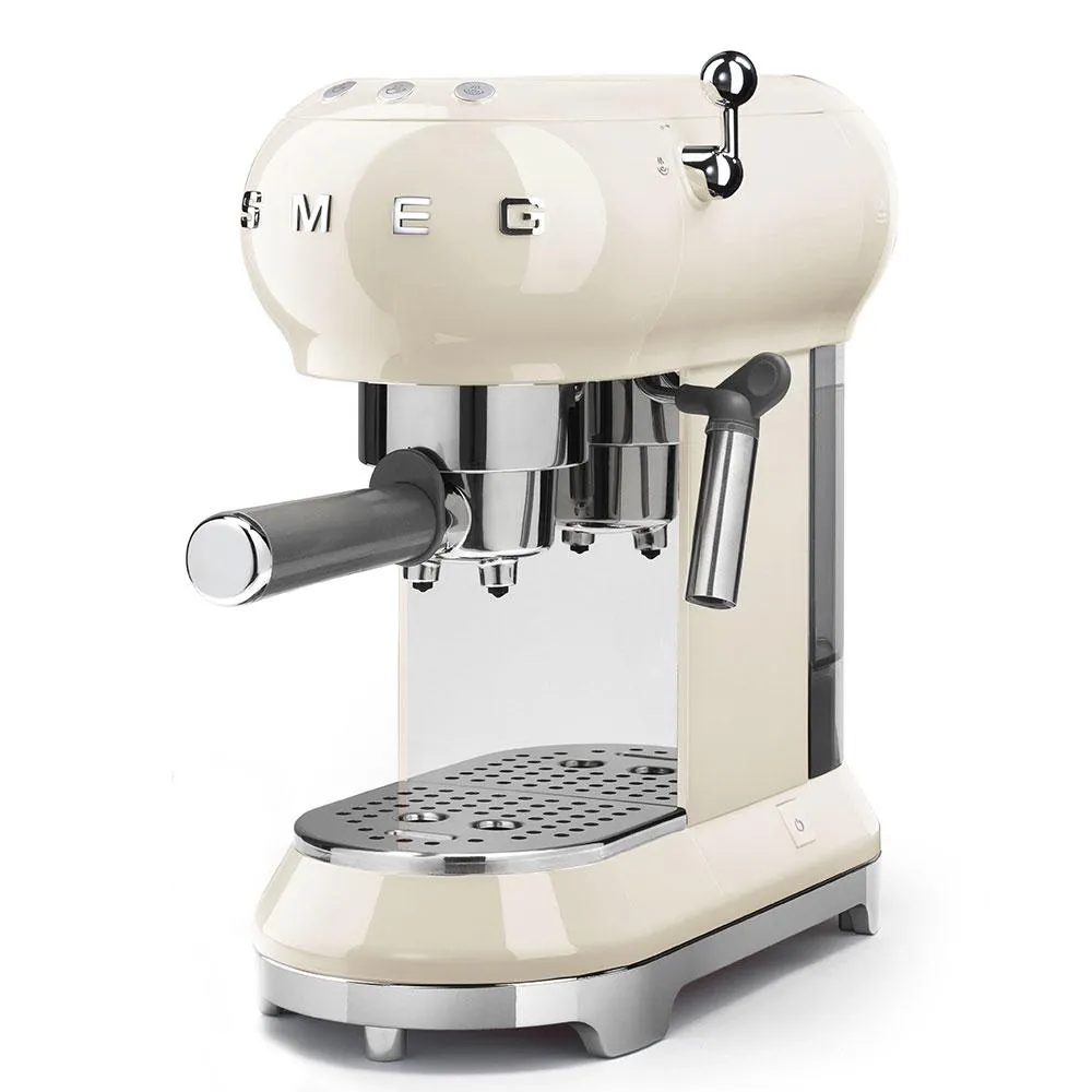 Espresso-Kaffeemaschine SMEG ECF 01 CREU Creme