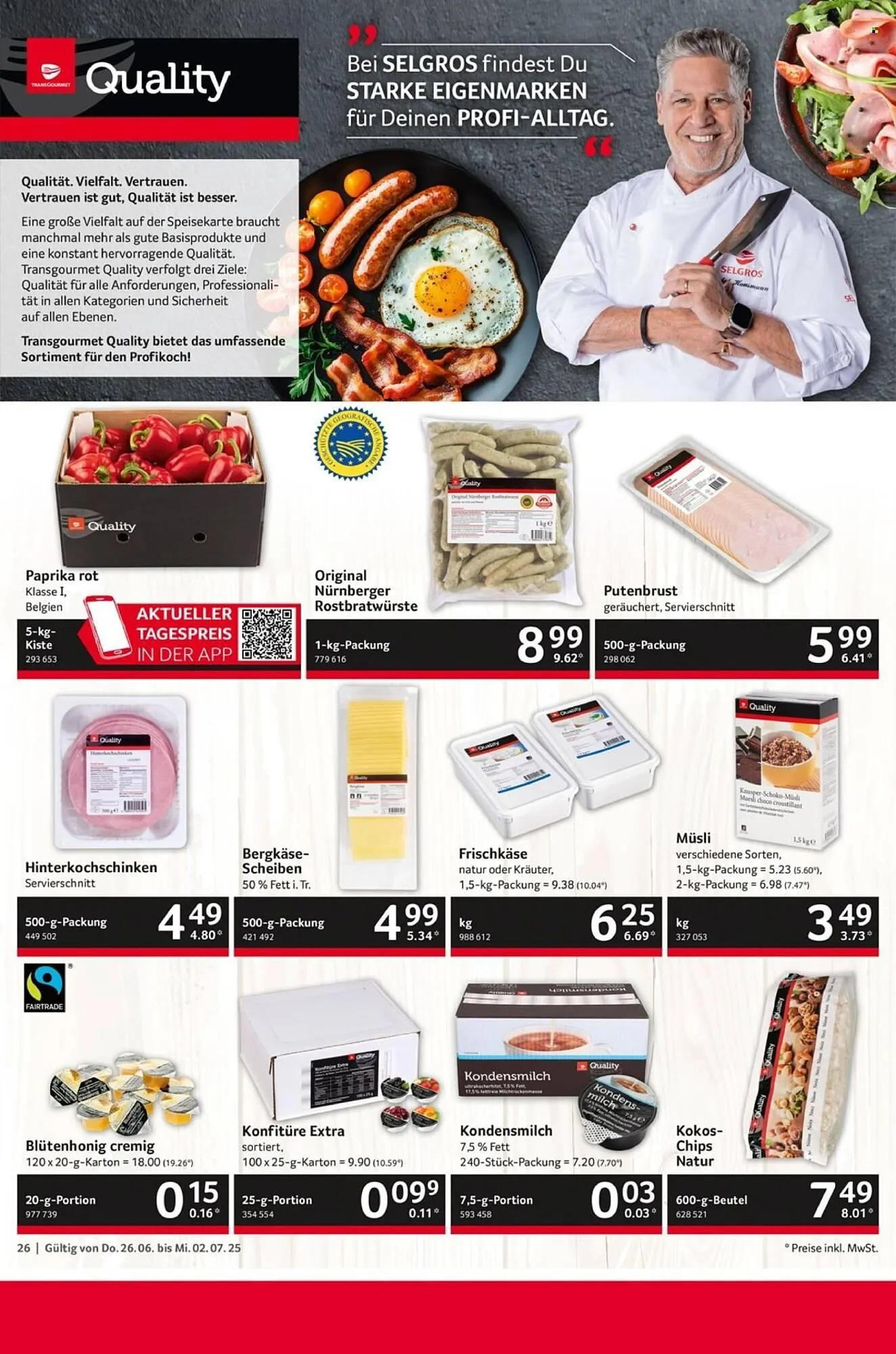 Selgros Prospekt von 26. Juni bis 2. Juli 2025 - Prospekt seite 26