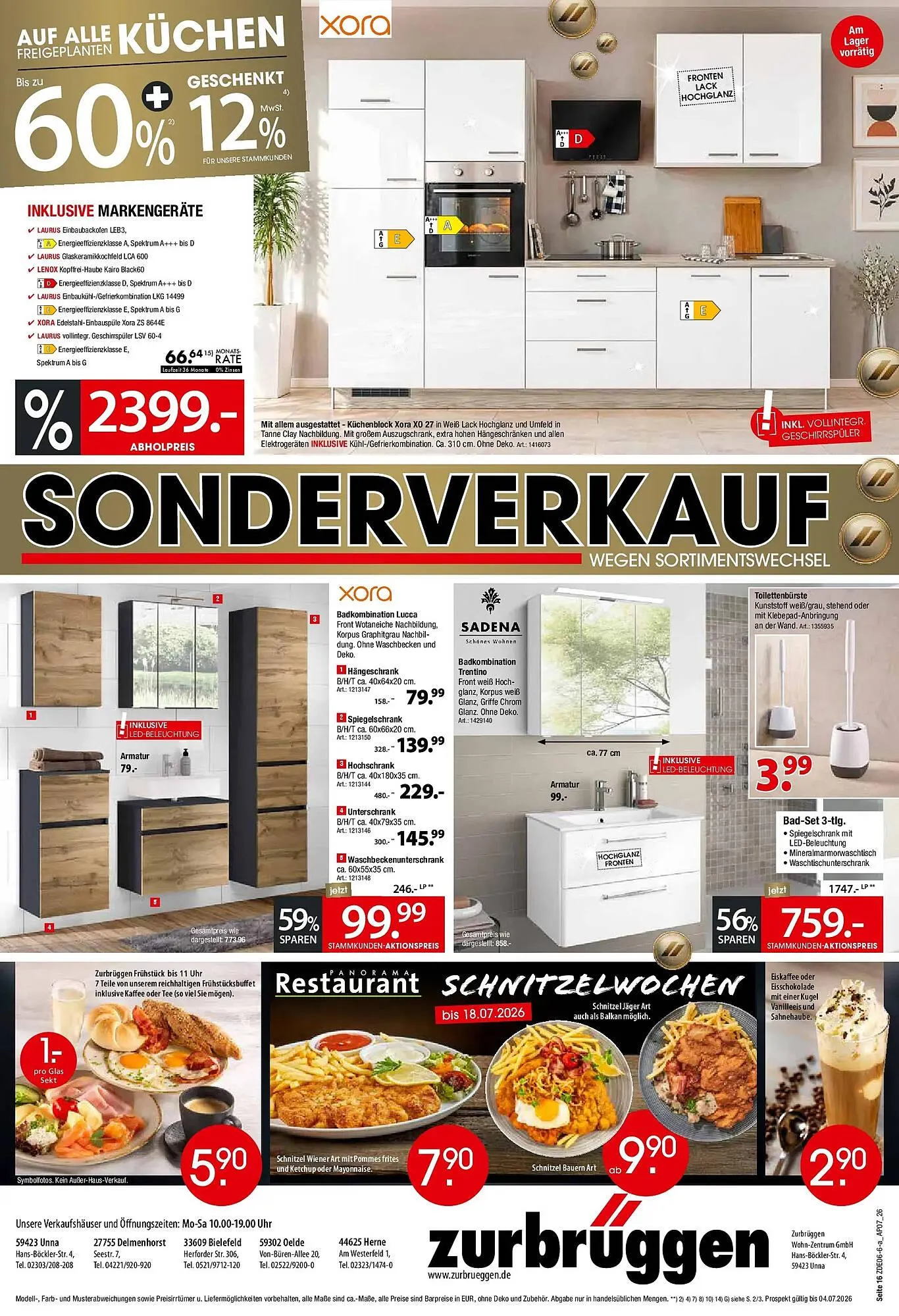 Zurbrüggen Prospekt von 19. Juni bis 4. Juli 2026 - Prospekt seite 24