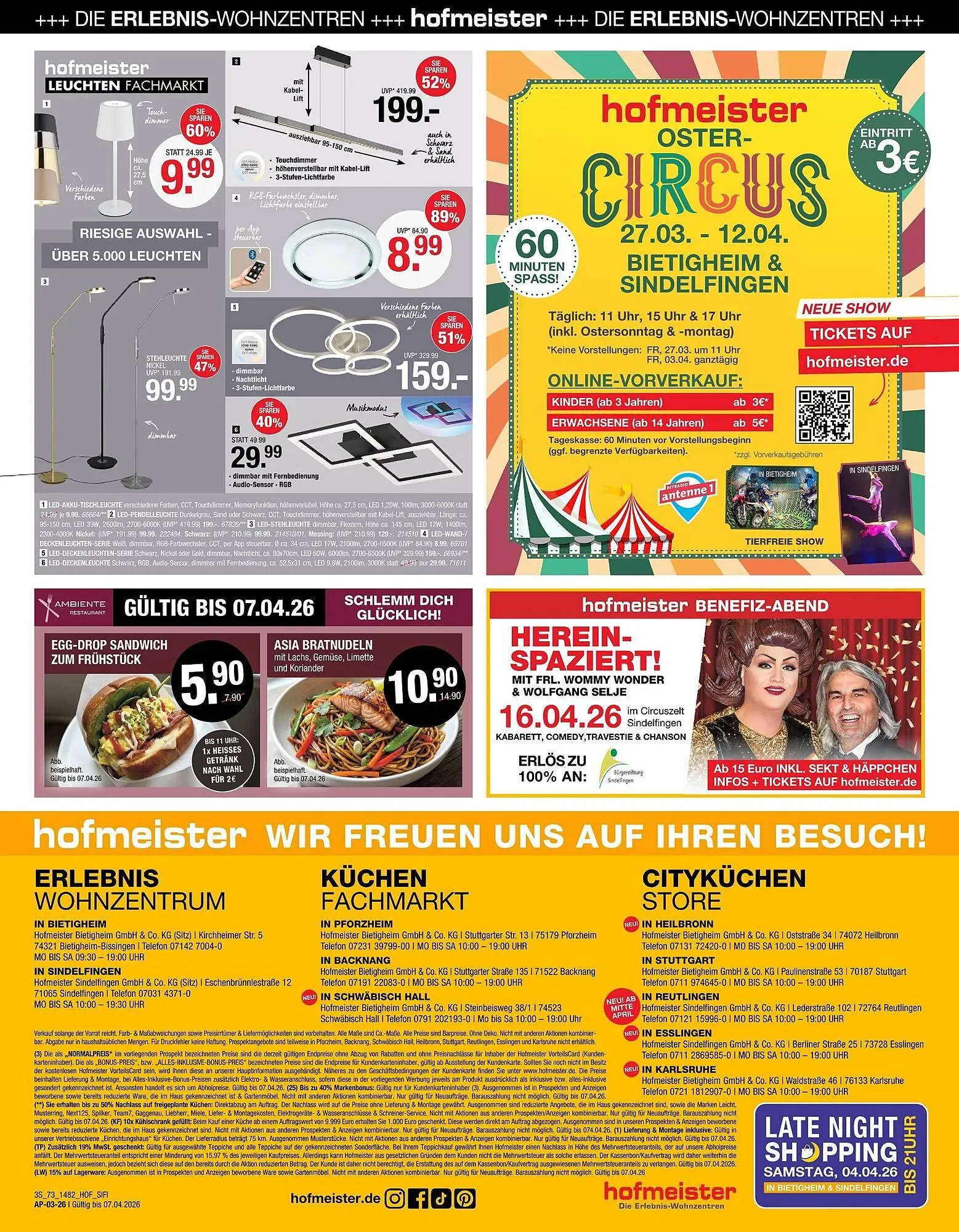 Hofmeister Prospekt von 18. März bis 7. April 2026 - Prospekt seite 12