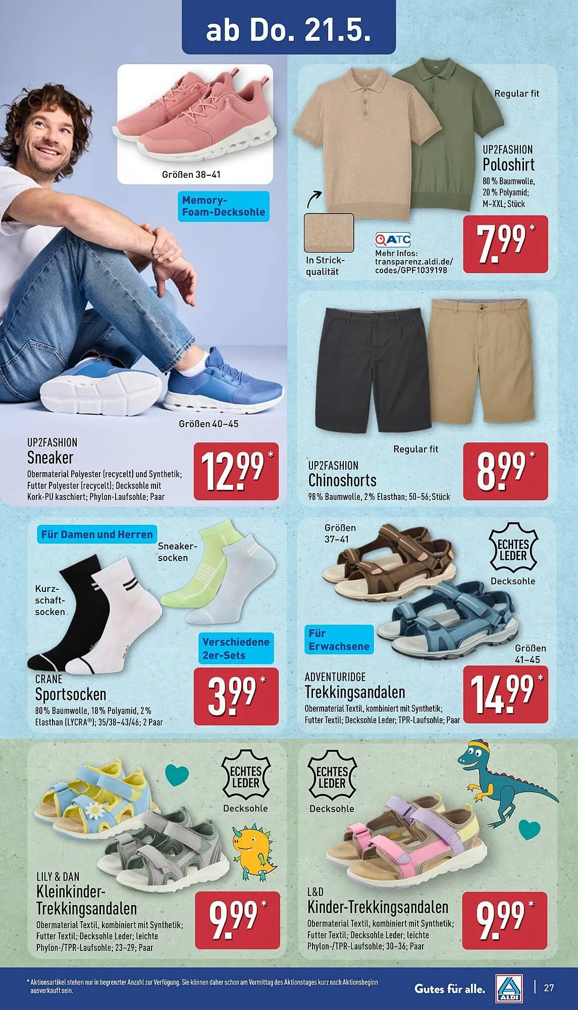 Aldi Nord Prospekt von 18. Mai bis 23. Mai 2026 - Prospekt seite 27