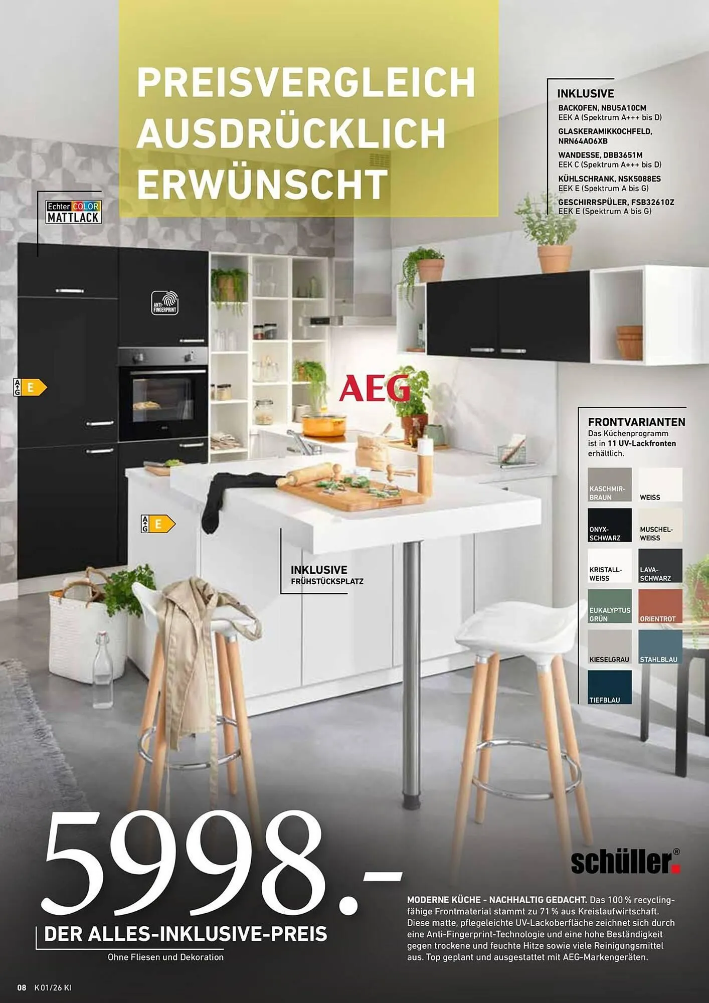 Küchen Aktuell Prospekt von 13. Januar bis 31. Dezember 2026 - Prospekt seite 8