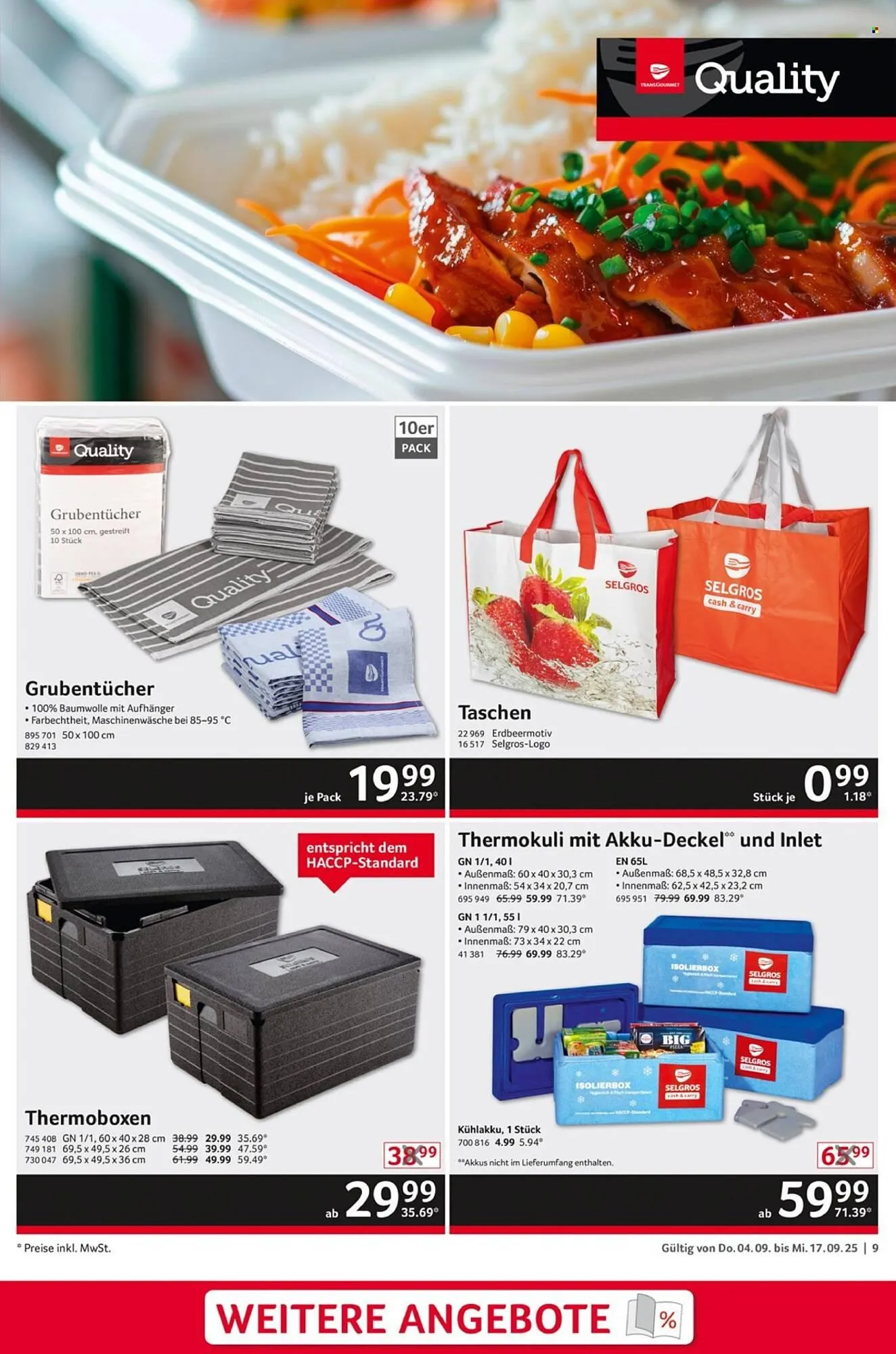 Selgros Prospekt von 4. September bis 17. September 2025 - Prospekt seite 9
