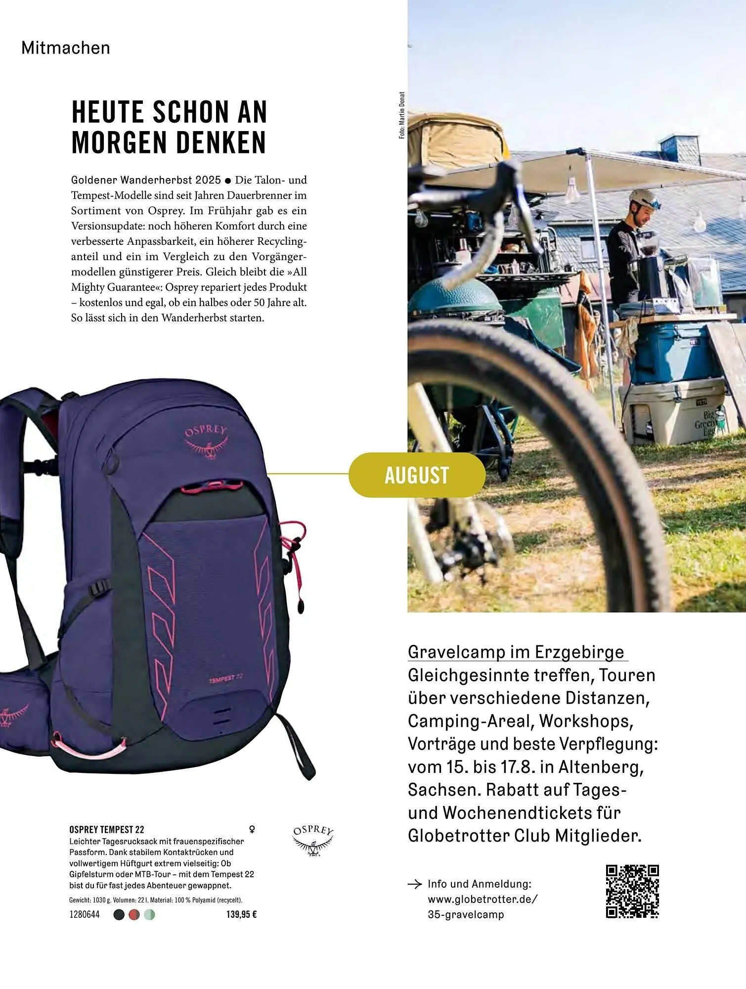 Globetrotter Prospekt von 2. April bis 1. September 2025 - Prospekt seite 30