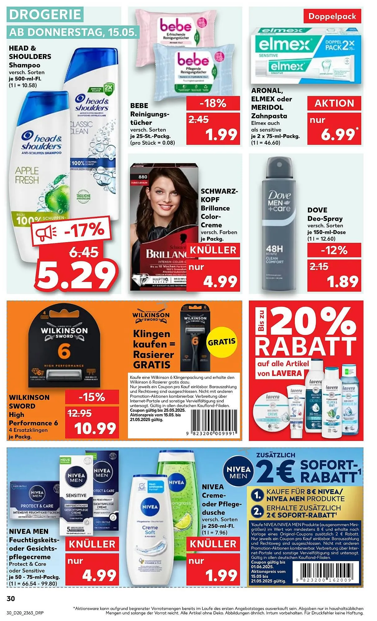 Kaufland Prospekt von 15. Mai bis 21. Mai 2025 - Prospekt seite 30