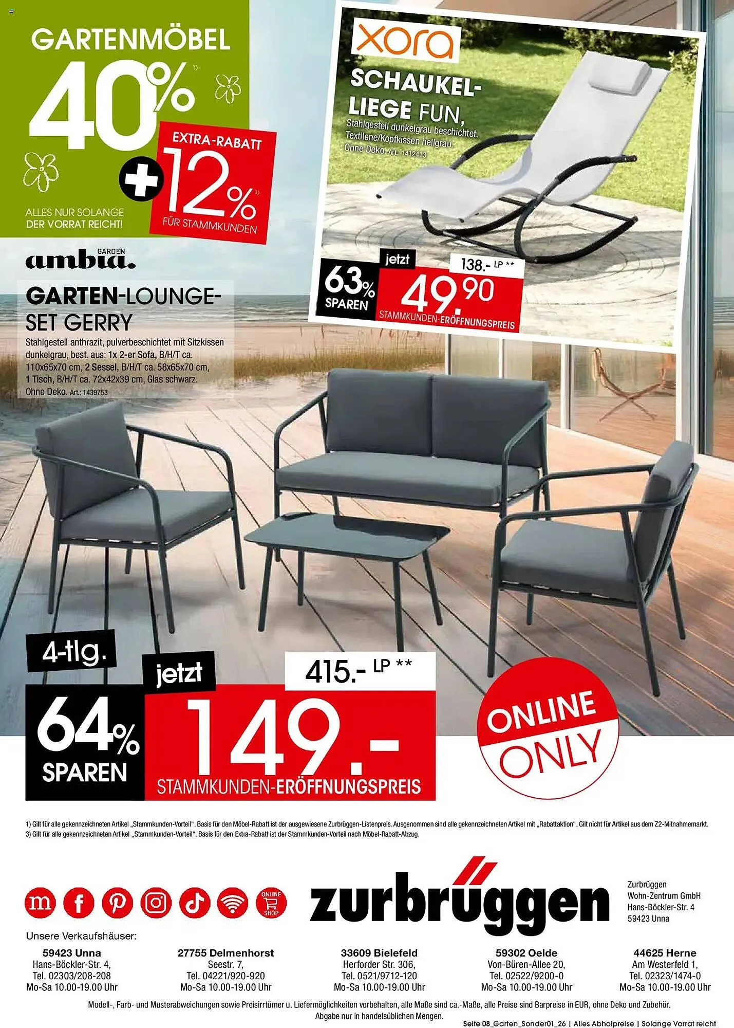 Zurbrüggen Prospekt von 31. März bis 13. April 2026 - Prospekt seite 8