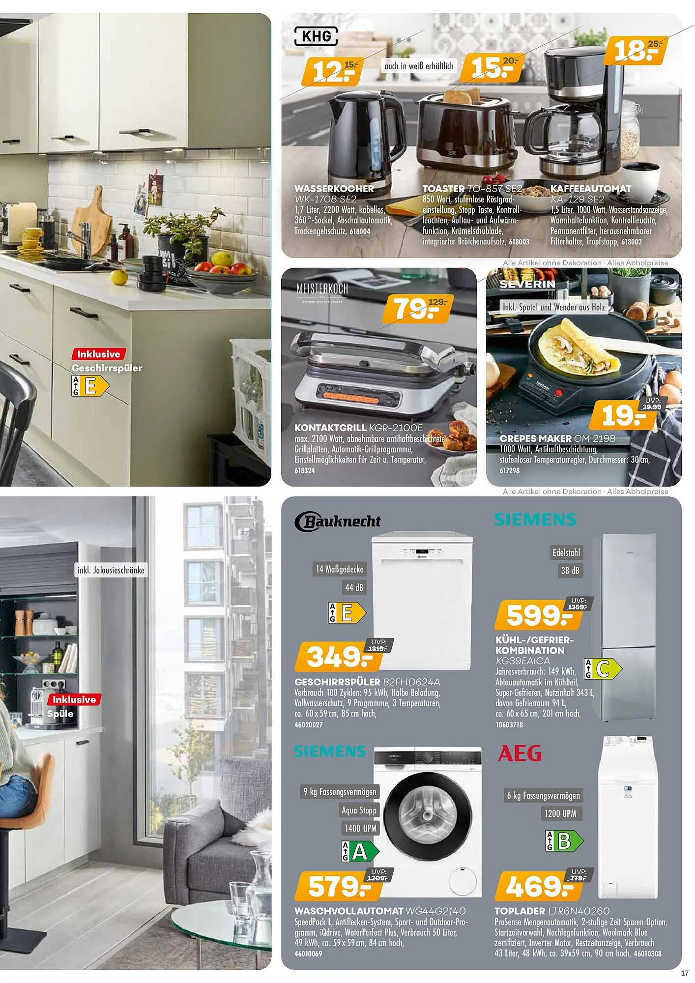 Möbel Kraft Prospekt von 15. April bis 13. Mai 2025 - Prospekt seite 17