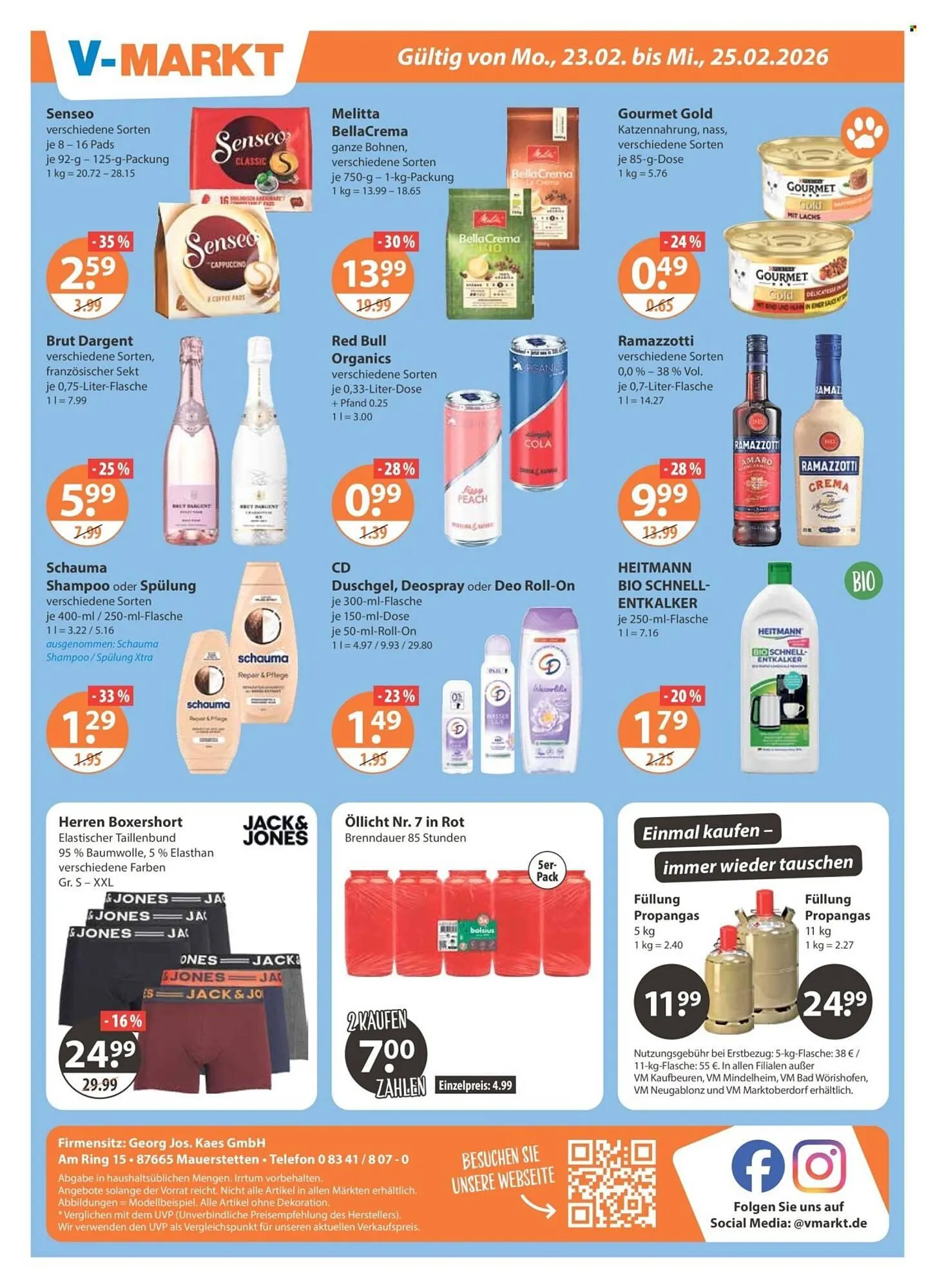 V Markt Prospekt von 19. Februar bis 25. Februar 2026 - Prospekt seite 20