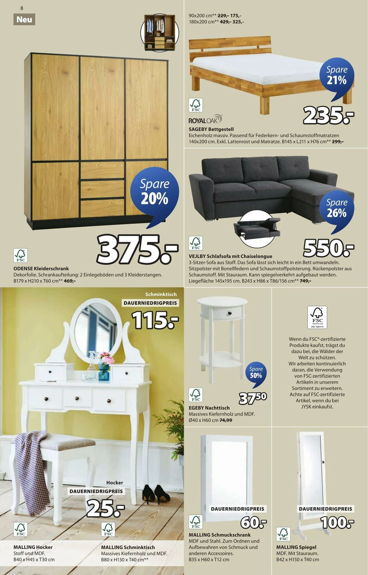 JYSK von 25. August bis 1. September 2025 - Prospekt seite 9