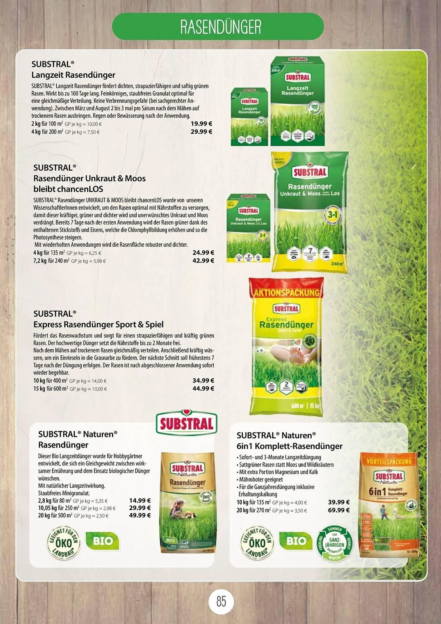 Kiebitzmarkt Prospekt von 16. April bis 31. August 2025 - Prospekt seite 85