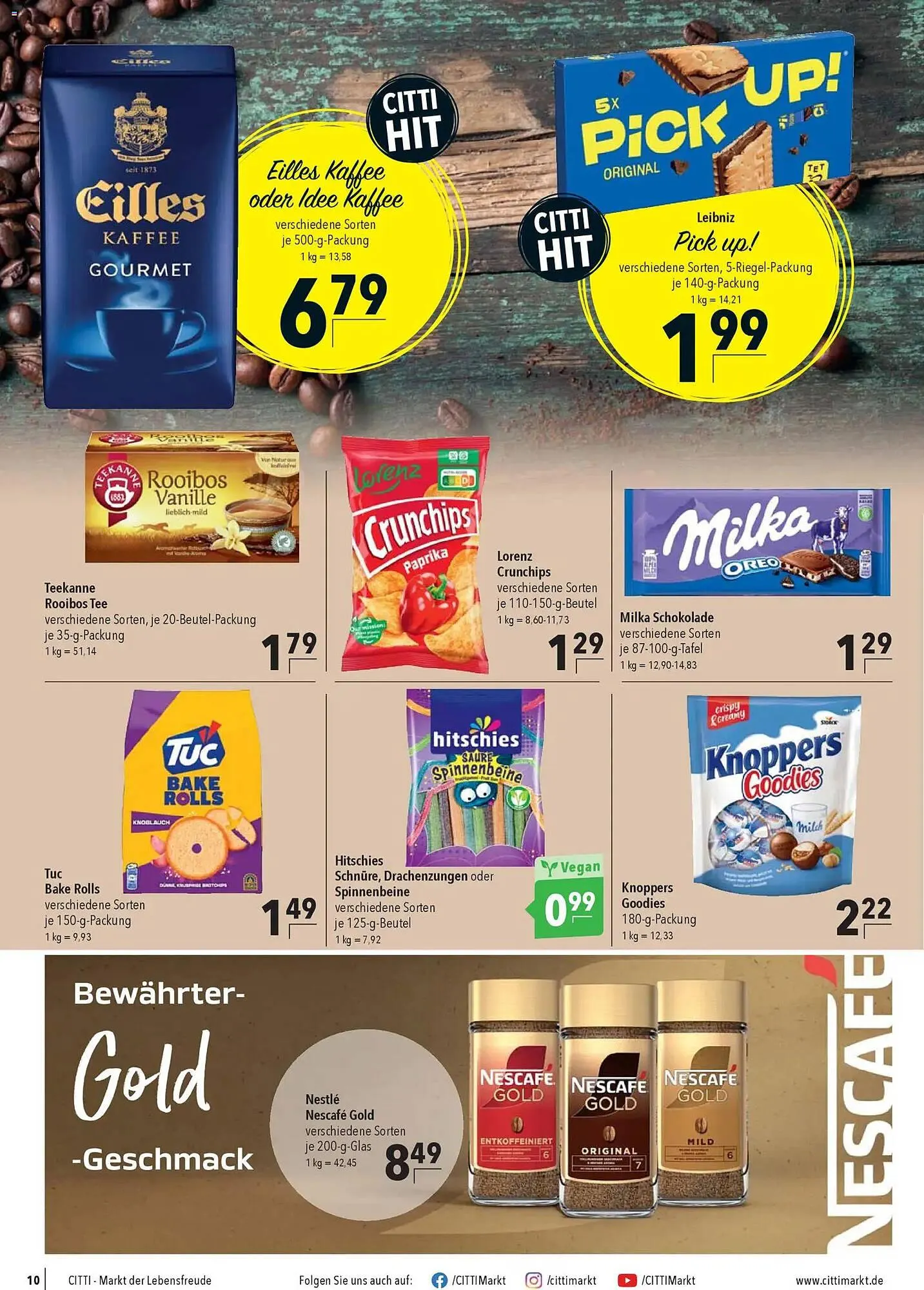 CITTI Markt Prospekt von 7. Januar bis 13. Januar 2026 - Prospekt seite 10