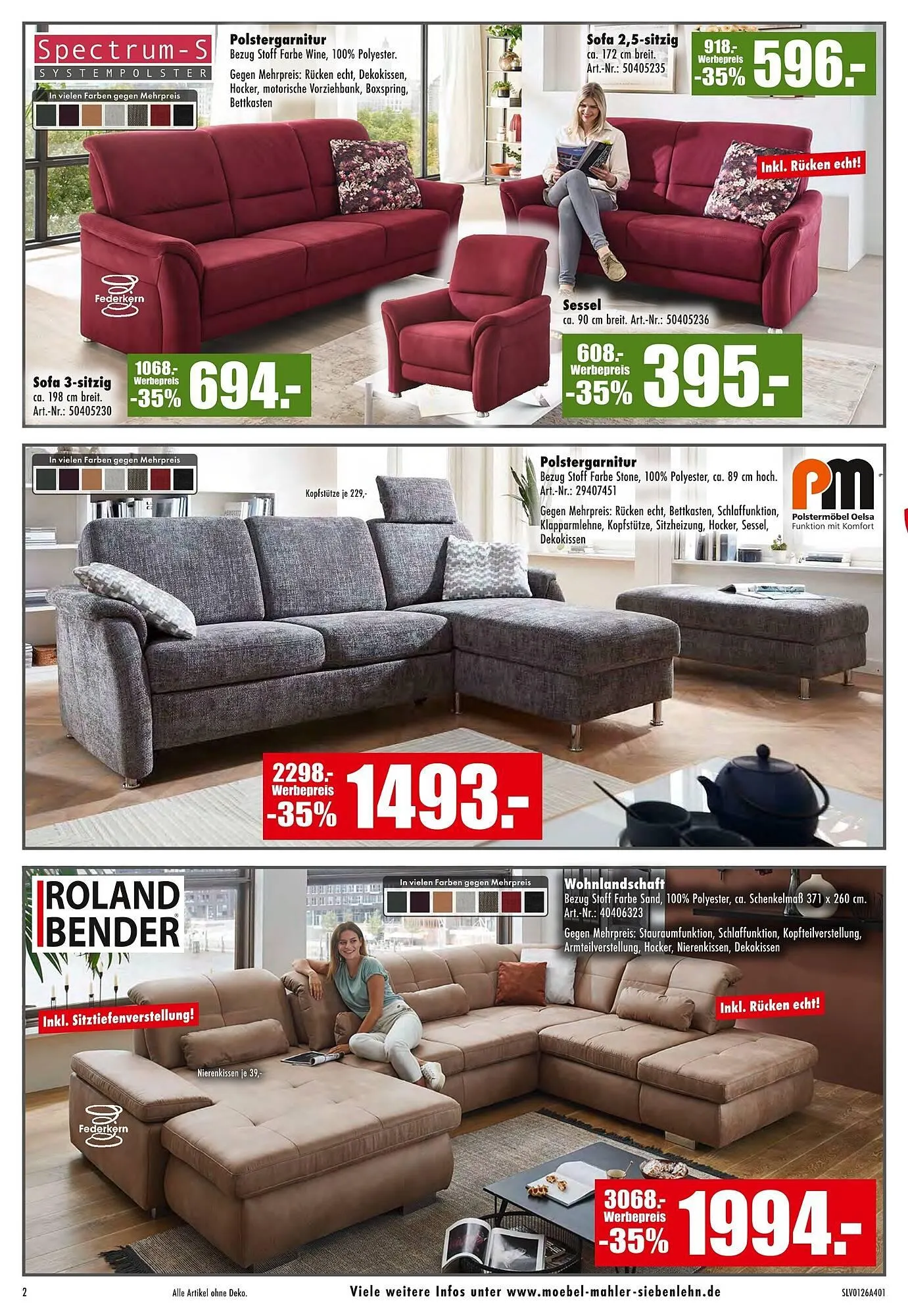 Möbel Mahler Katalog von 7. Januar bis 13. Januar 2026 - Prospekt seite 2