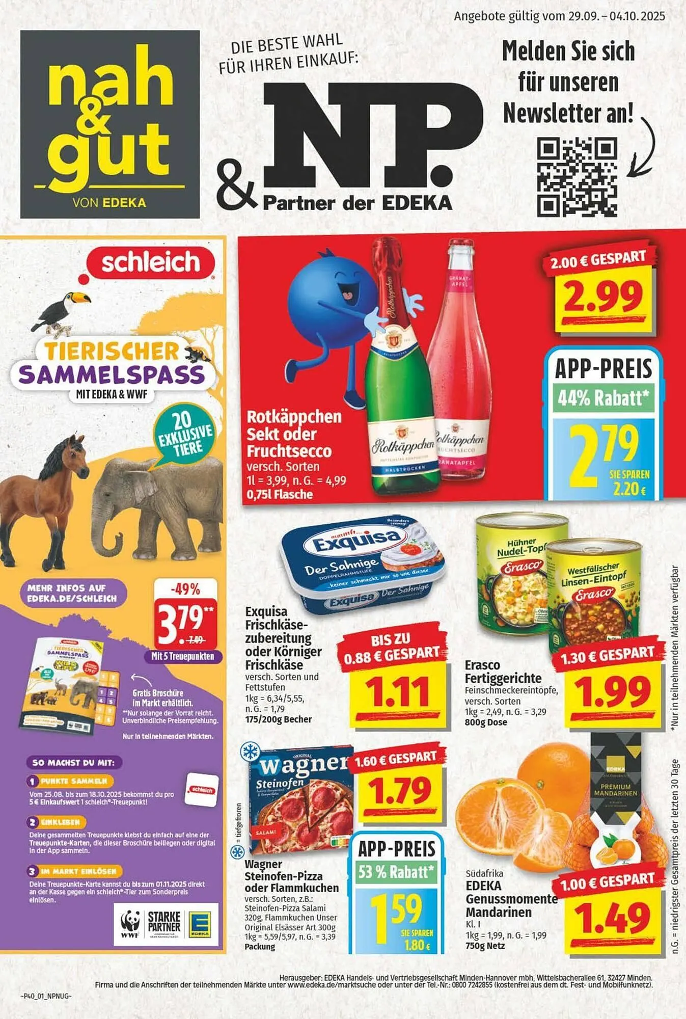 Nah & gut Prospekt von 27. September bis 4. Oktober 2025 - Prospekt seite 1