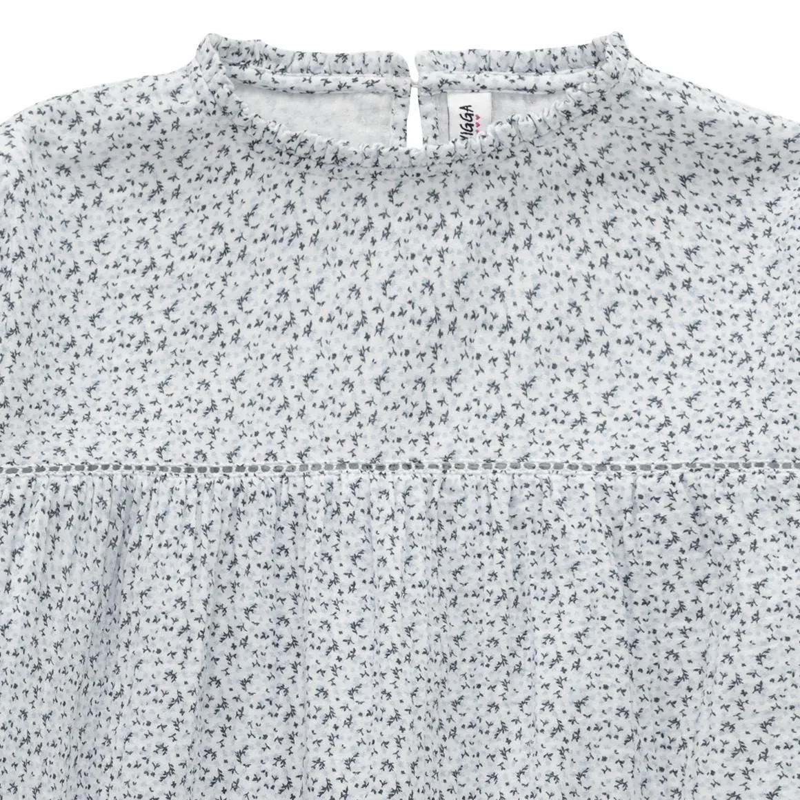 Mädchen Bluse mit Allover-Muster