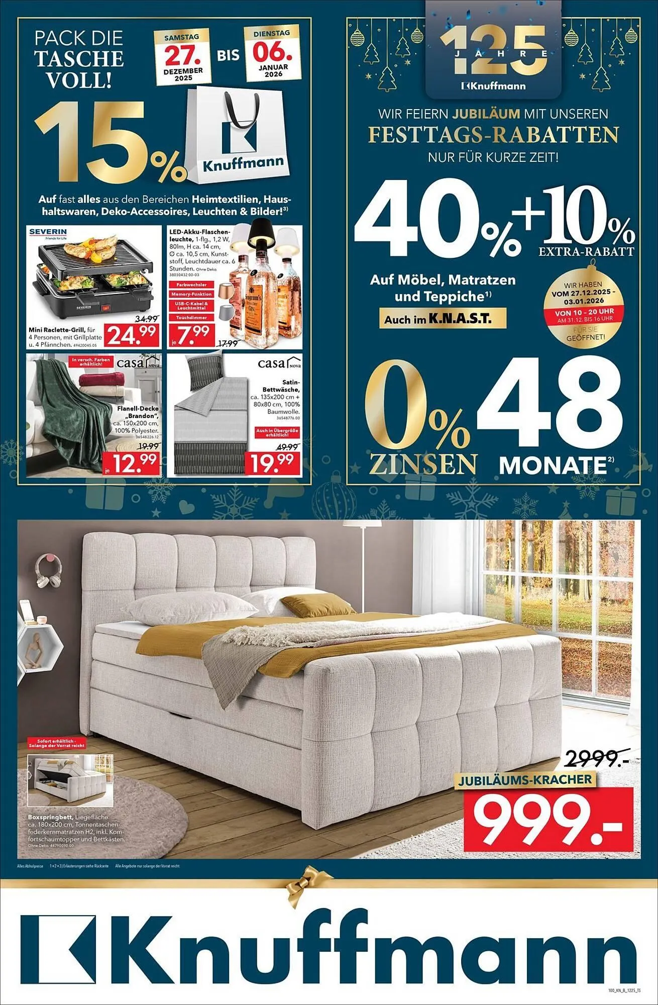 Franz Knuffmann Prospekt von 27. Dezember bis 6. Januar 2026 - Prospekt seite 1