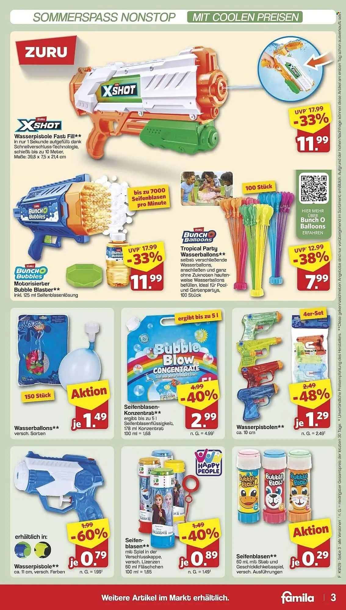 Famila Nord Ost Prospekt von 14. Juli bis 19. Juli 2025 - Prospekt seite 3