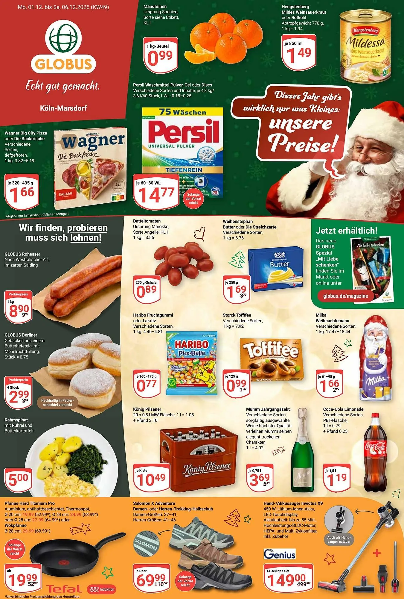 Globus Prospekt von 1. Dezember bis 6. Dezember 2025 - Prospekt seite 3